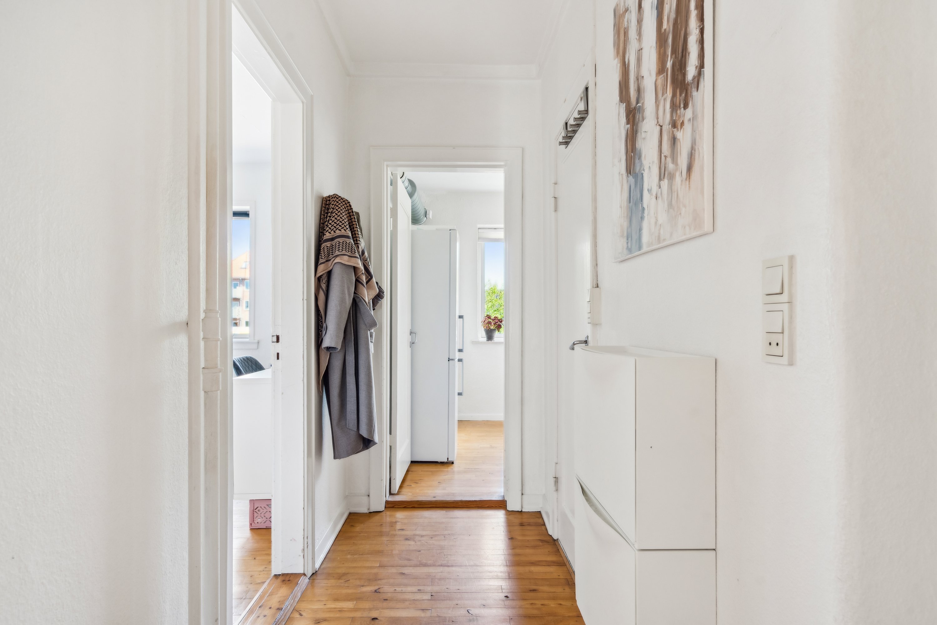 Fremhævet gang billede i fuldskærmstilstand. Billede af Poul Buås Vej 36, 1. tv., 9000 Aalborg