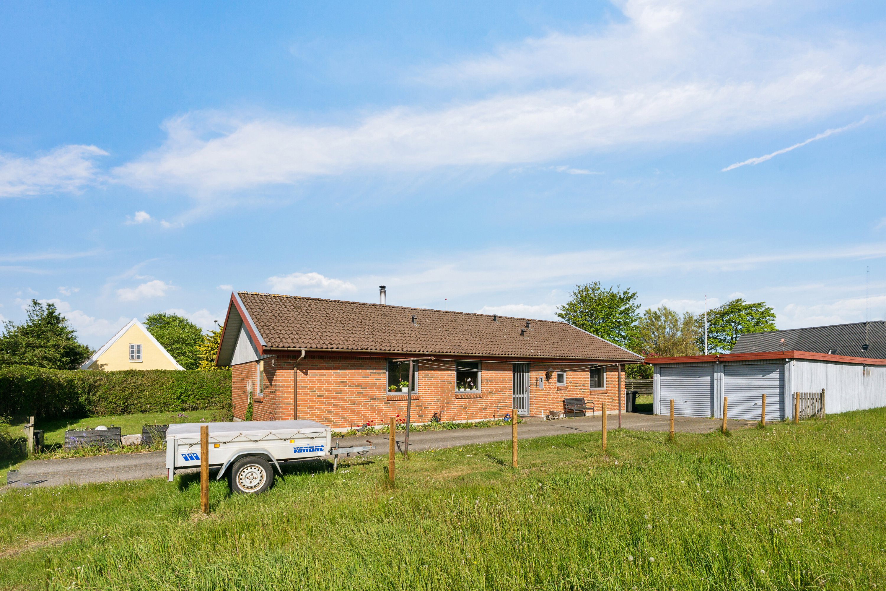 Fremhævet set fra haven billede i fuldskærmstilstand. Billede af Nørre Alle 12, 9881 Bindslev