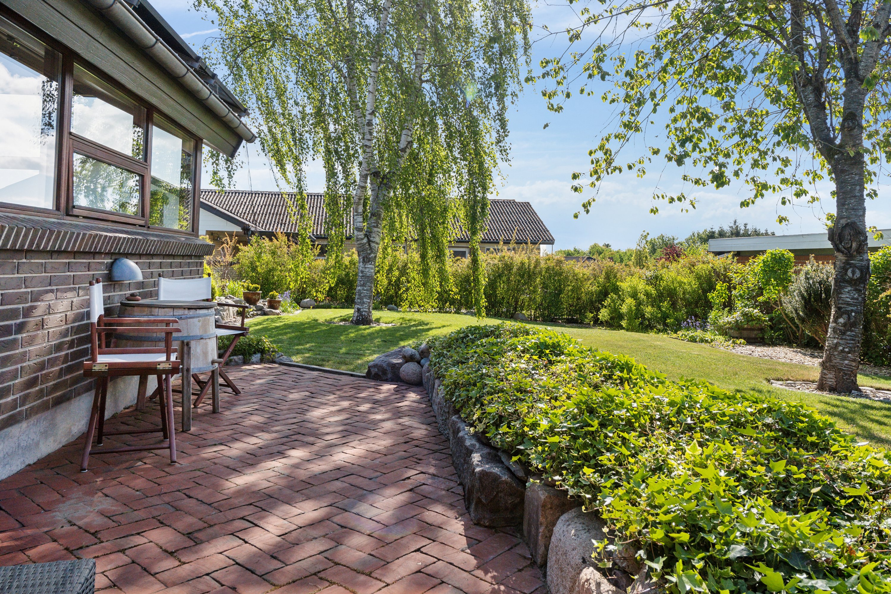 Fremhævet terrasse billede i fuldskærmstilstand. Billede af Friggsvej 25, 9870 Sindal