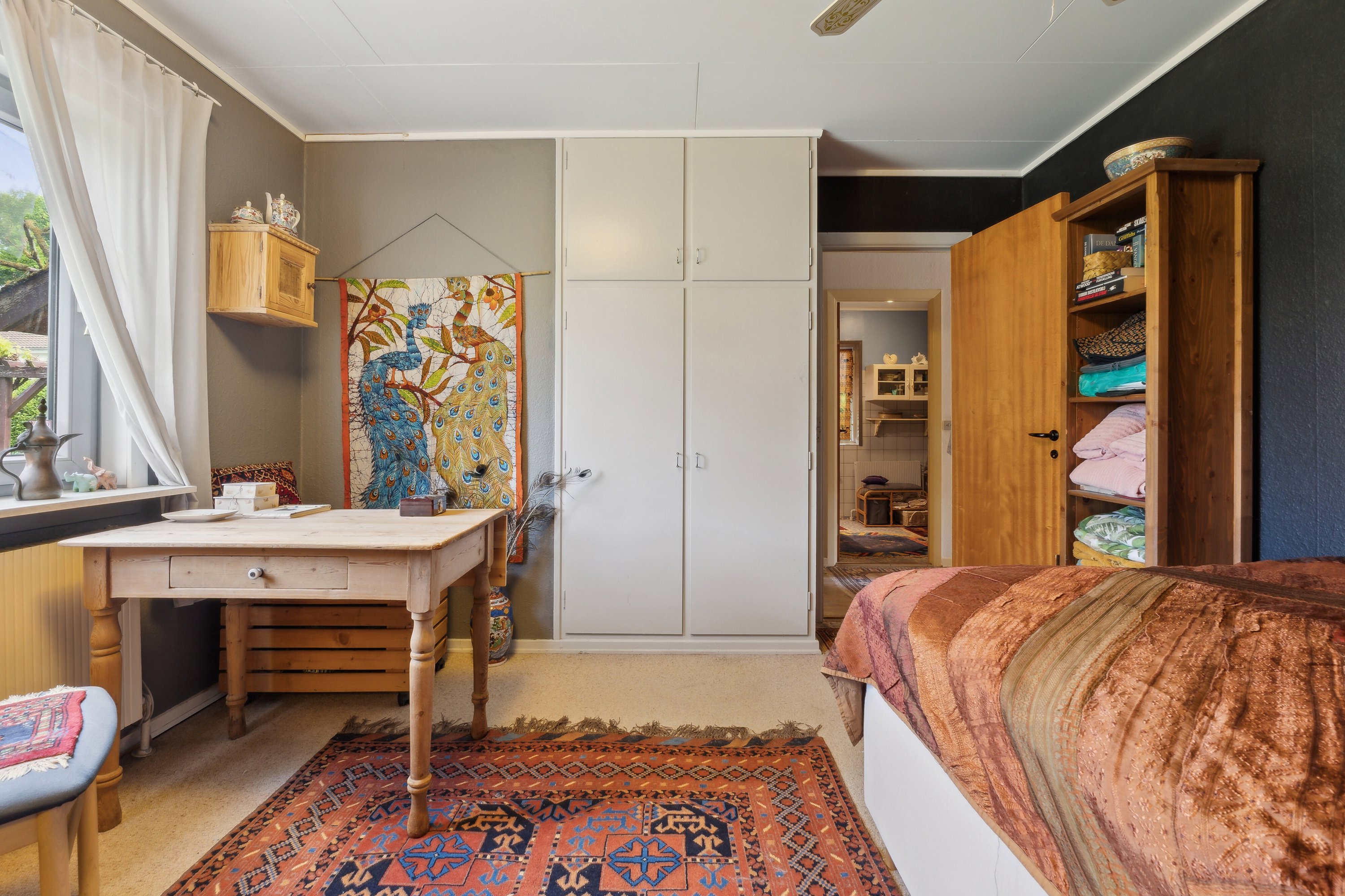 Fremhævet soveværelse billede i fuldskærmstilstand. Billede af Ølunden 9, 5330 Munkebo