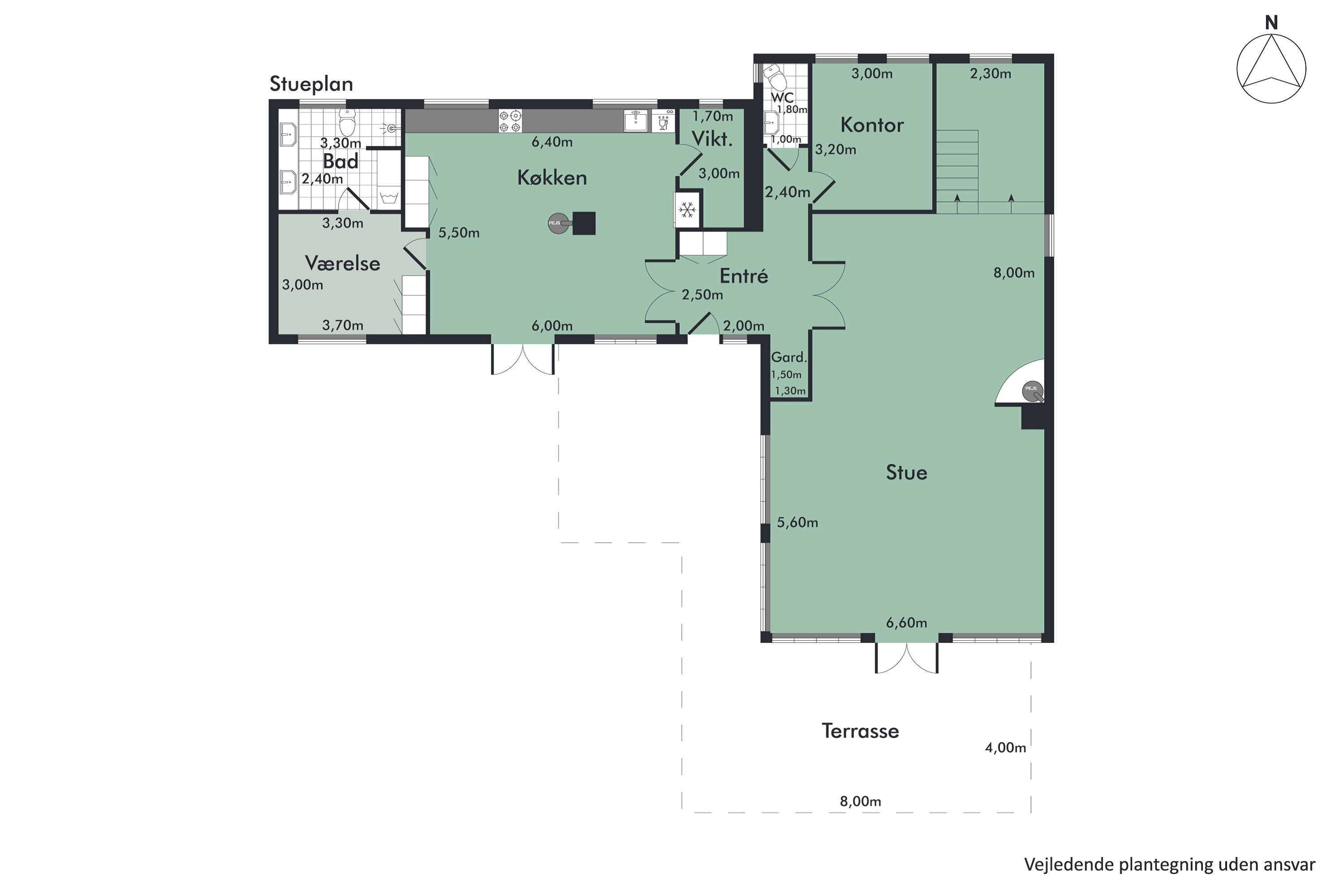 Plantegninger billede af Torndalsvej 13, Åstrup, 9240 Nibe