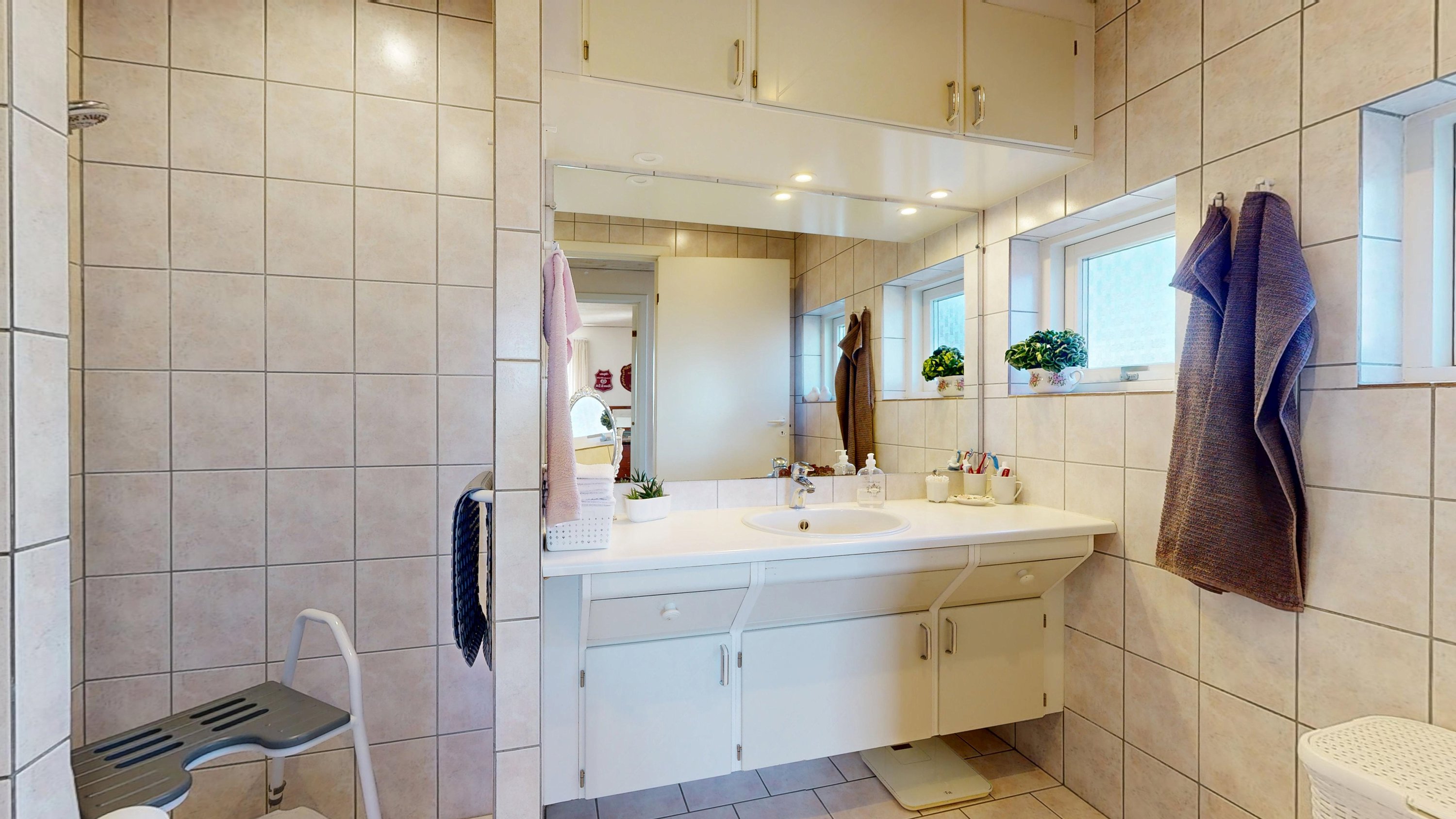 Fremhævet badeværelse billede i fuldskærmstilstand. Billede af Vestermosevej 6B, Vrold, 8660 Skanderborg