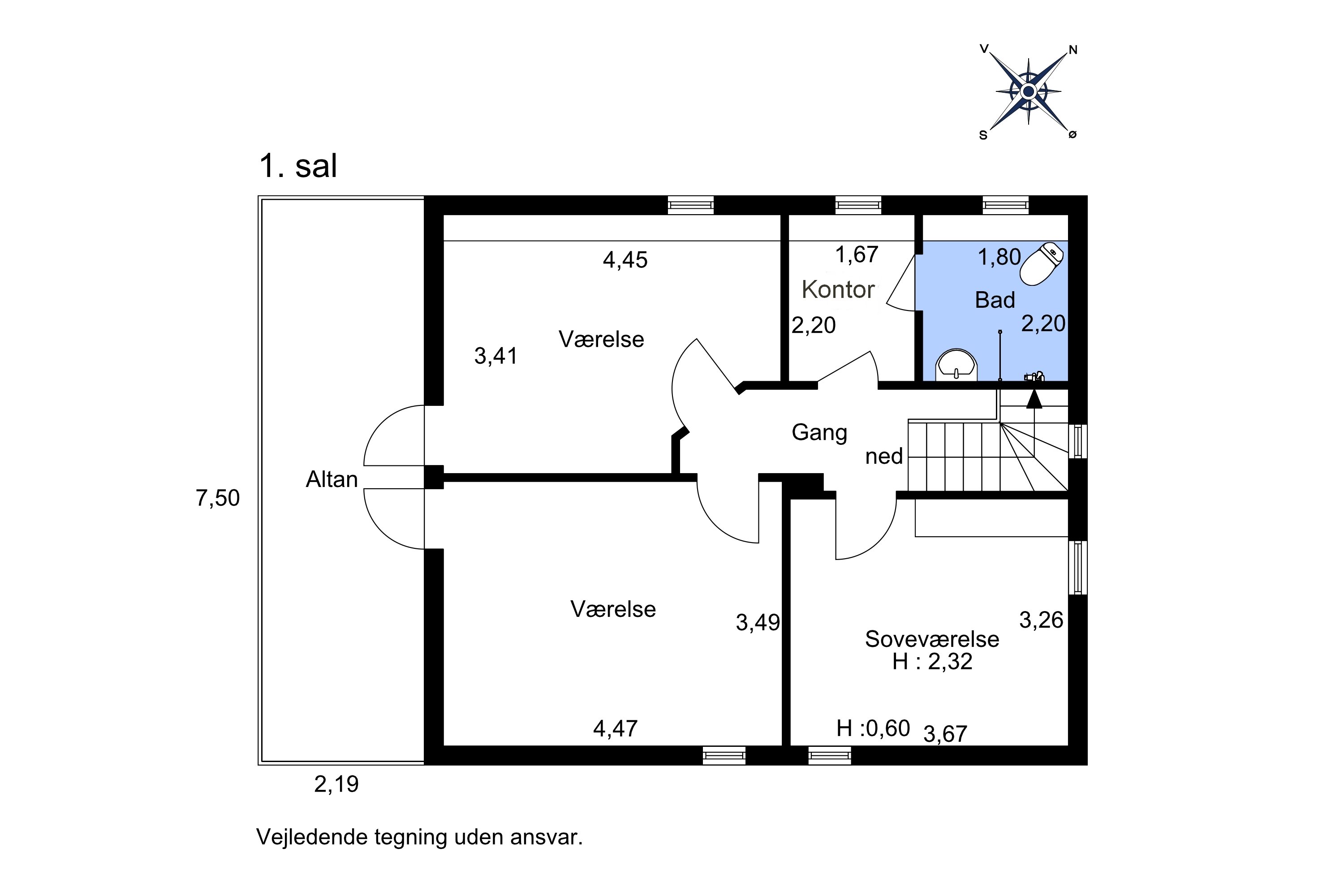 Plantegninger billede af H Rasmussens Vej 6, 9460 Brovst