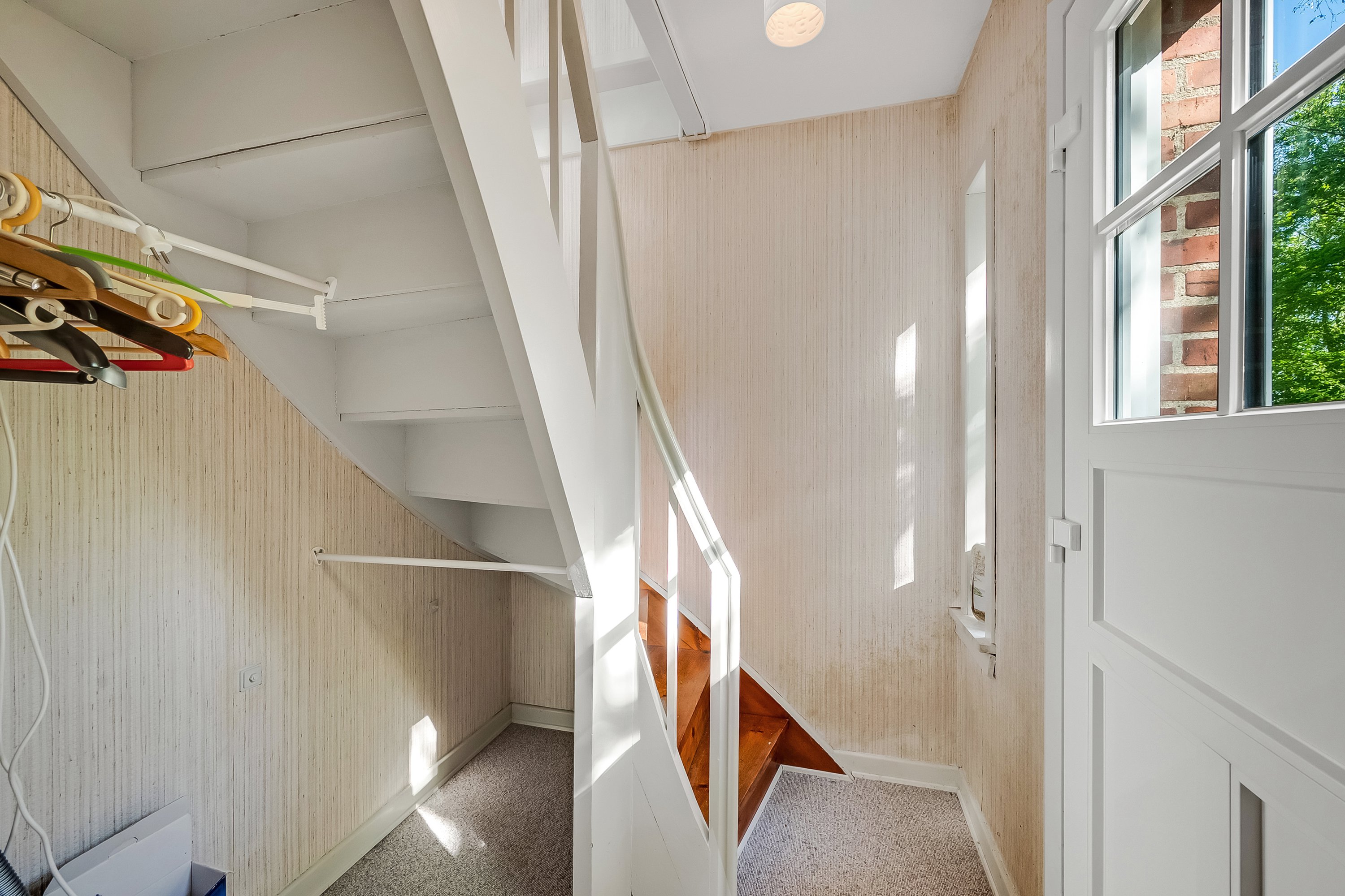 Fremhævet trappe  billede i fuldskærmstilstand. Billede af Nørholmvej 7, Hoven, 6880 Tarm