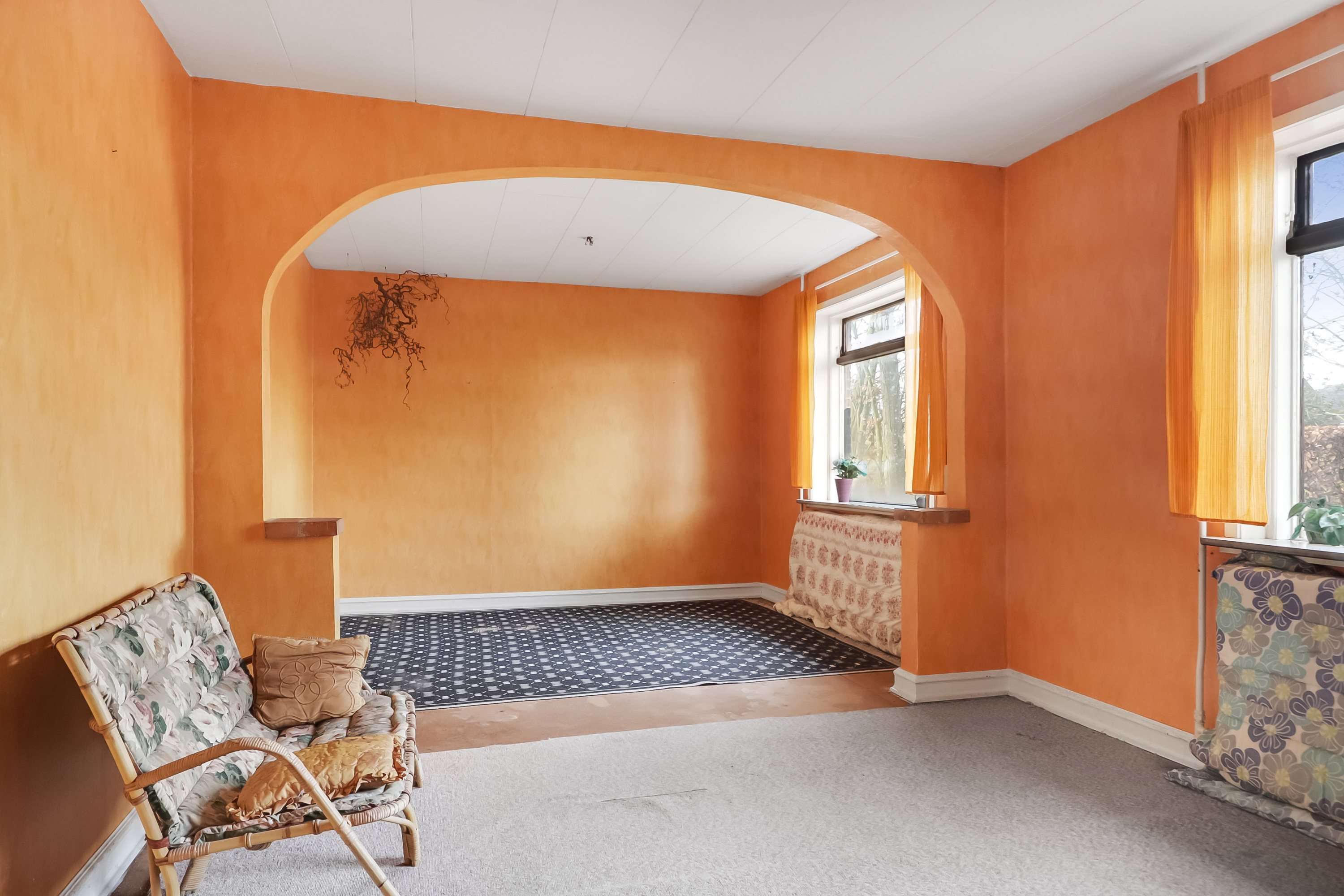 Fremhævet stue billede i fuldskærmstilstand. Billede af Ørbækvej 246, Lakkendrup, 5883 Oure