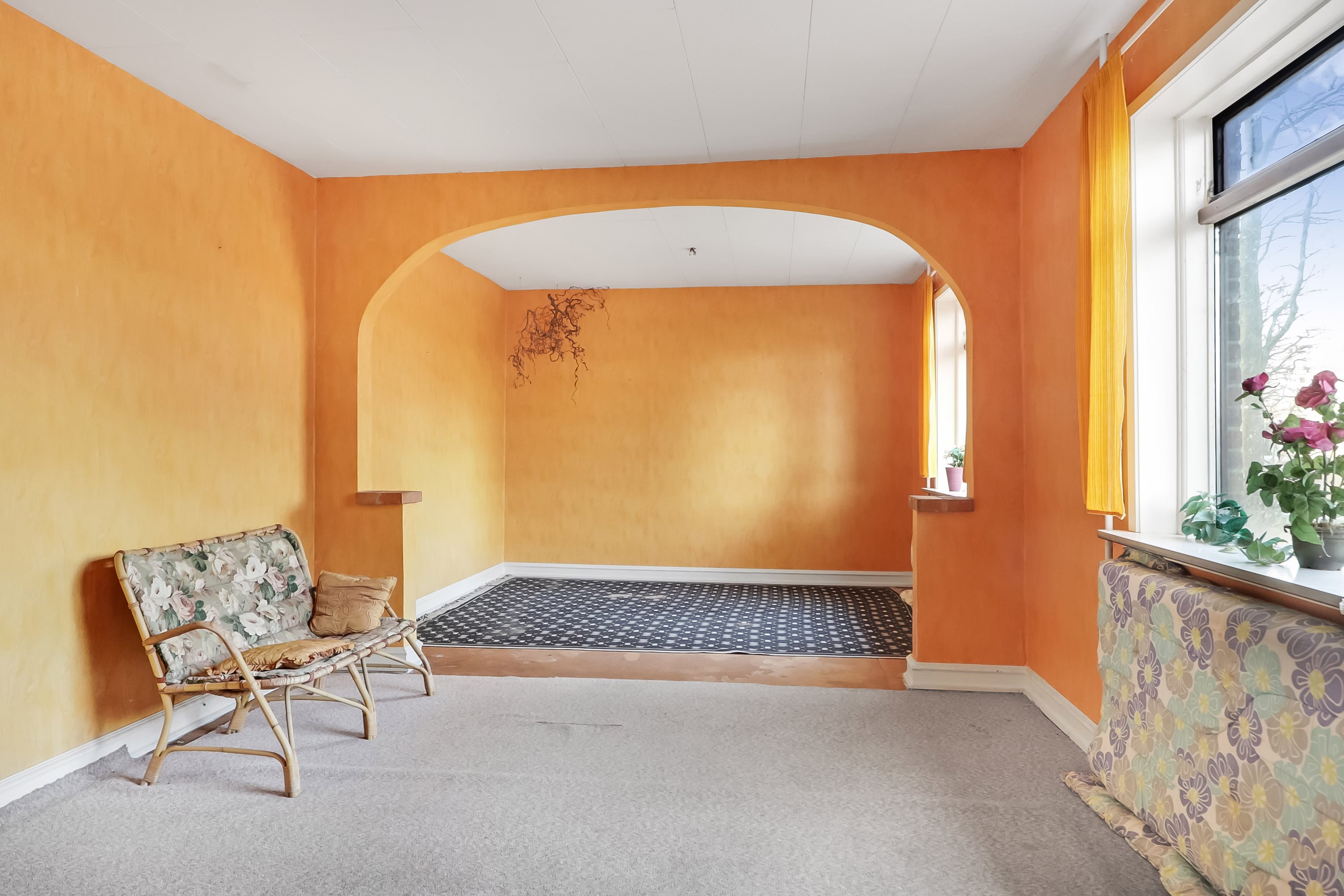 Fremhævet stue billede i fuldskærmstilstand. Billede af Ørbækvej 246, Lakkendrup, 5883 Oure