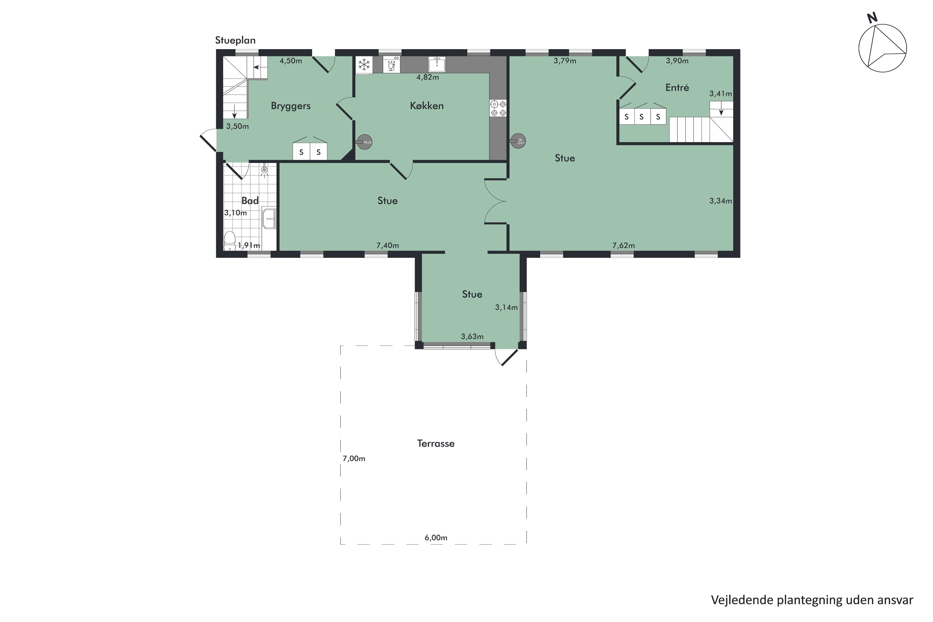 Plantegninger billede af Tolstrupvej 6, Thorup, 9330 Dronninglund