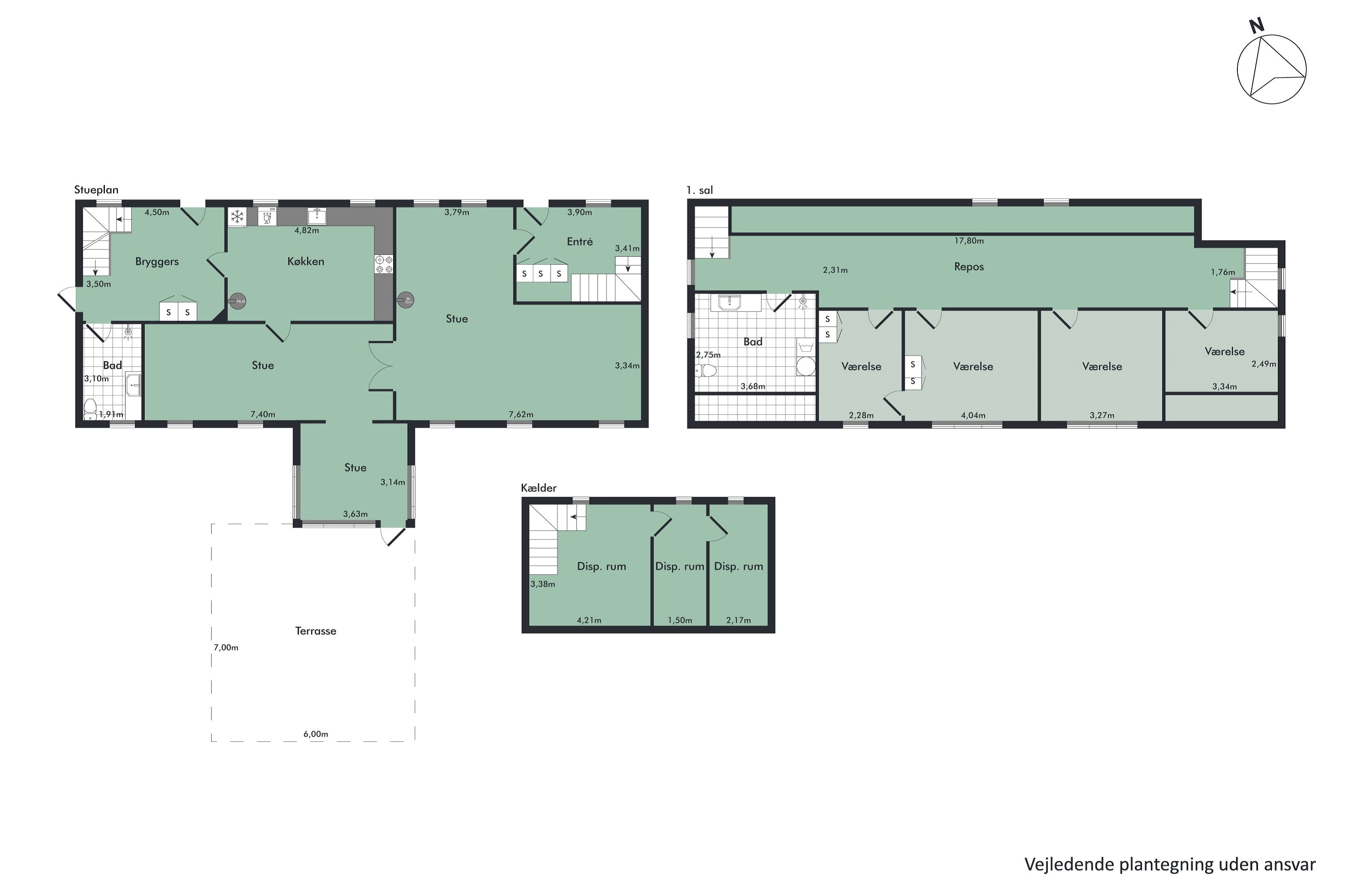 Plantegninger billede af Tolstrupvej 6, Thorup, 9330 Dronninglund