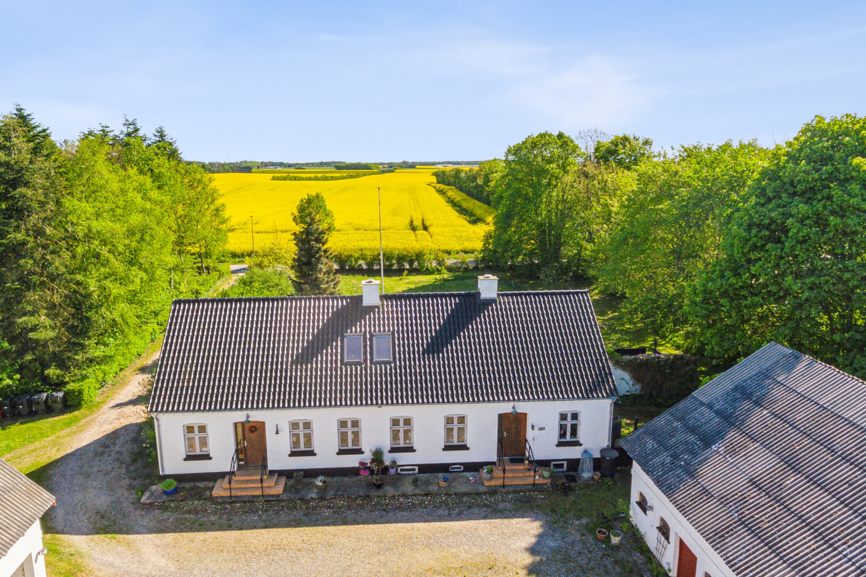 Miniaturebillede 1: luftfoto. Billede af Tolstrupvej 6, Thorup, 9330 Dronninglund