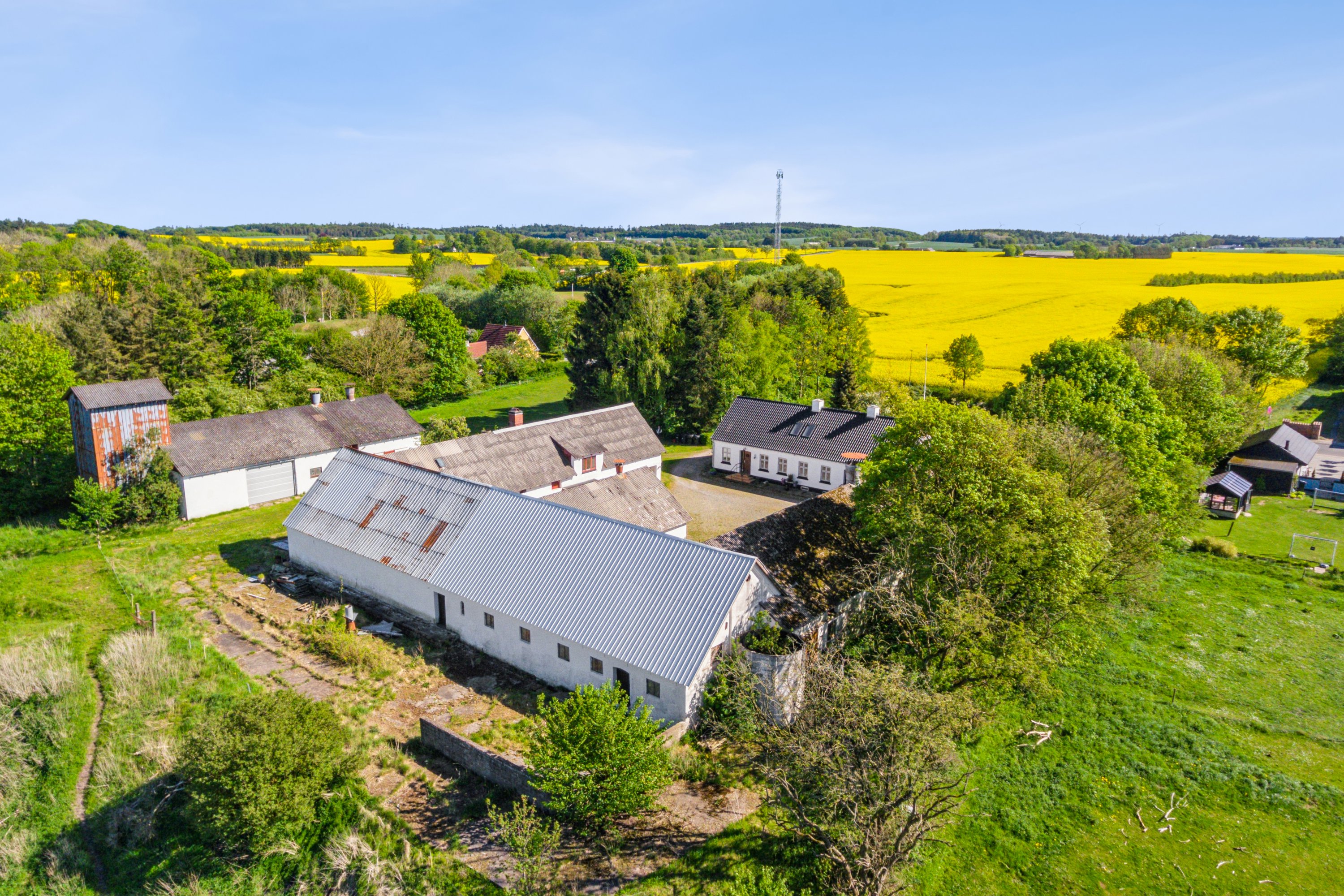 Fremhævet luftfoto billede i fuldskærmstilstand. Billede af Tolstrupvej 6, Thorup, 9330 Dronninglund