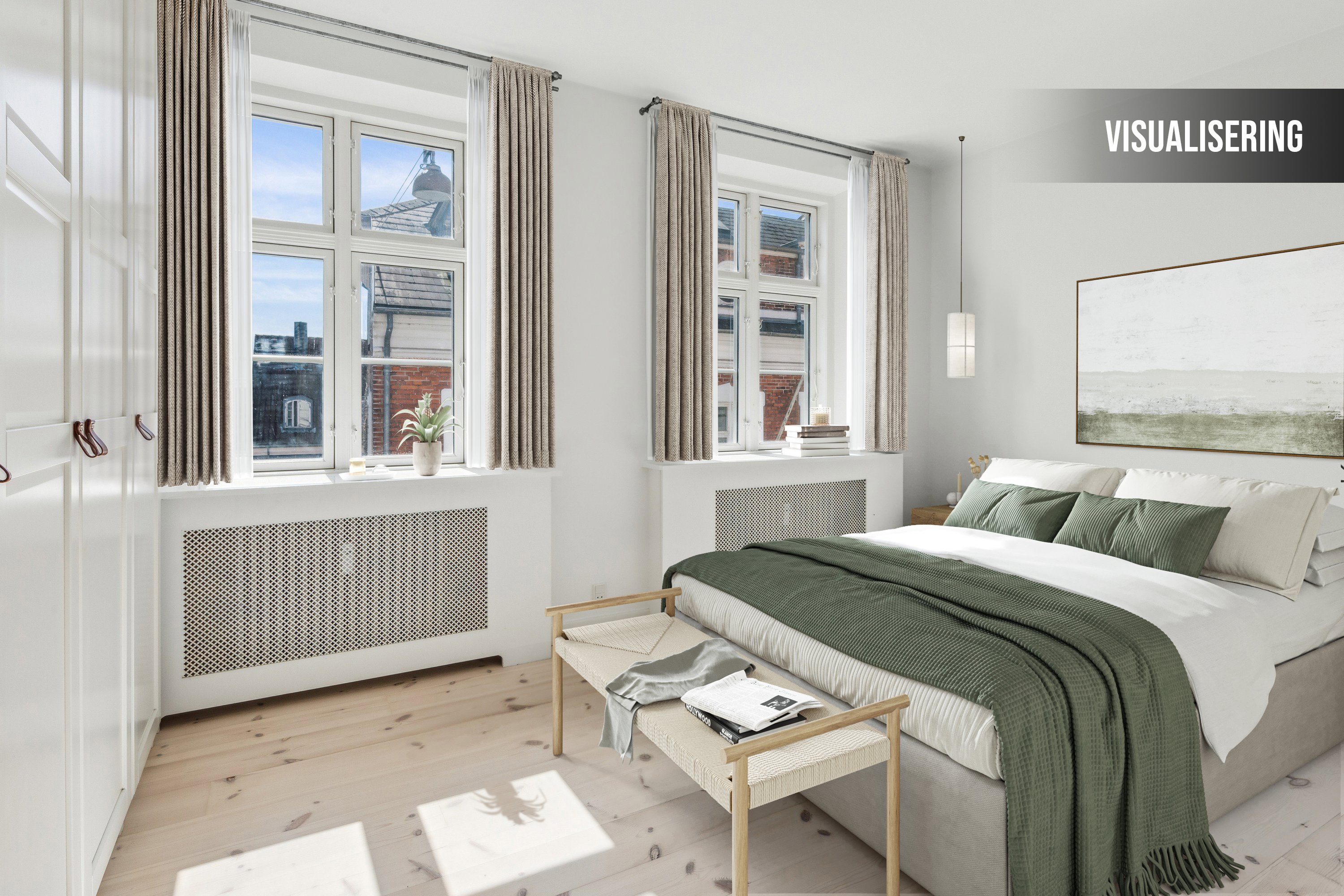 Fremhævet værelse billede i fuldskærmstilstand. Billede af Strandgade 45A, 1. tv., 3000 Helsingør