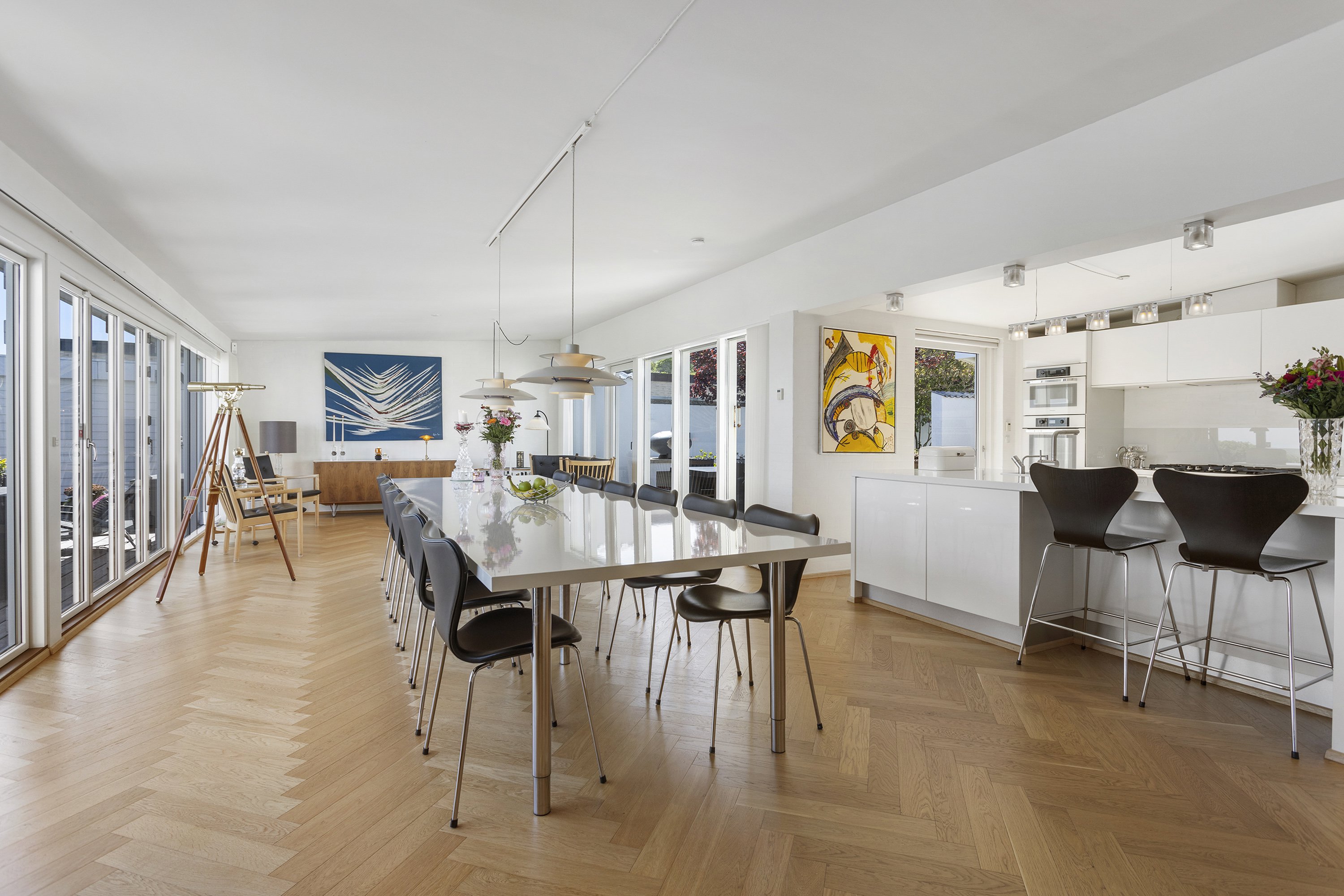 Fremhævet spisestue billede i fuldskærmstilstand. Billede af Brovigvej 10, 9900 Frederikshavn