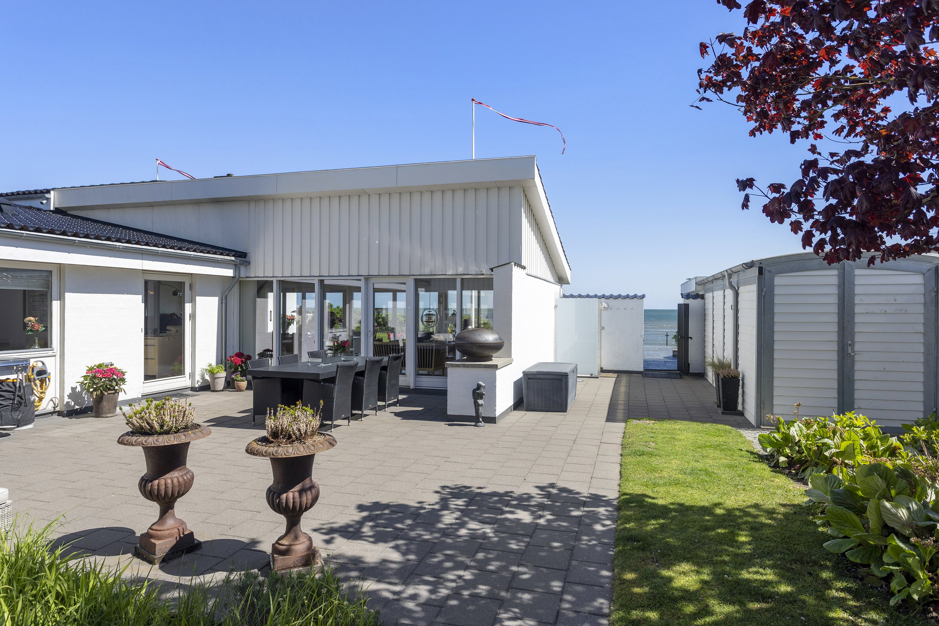 Fremhævet terrasse billede i fuldskærmstilstand. Billede af Brovigvej 10, 9900 Frederikshavn