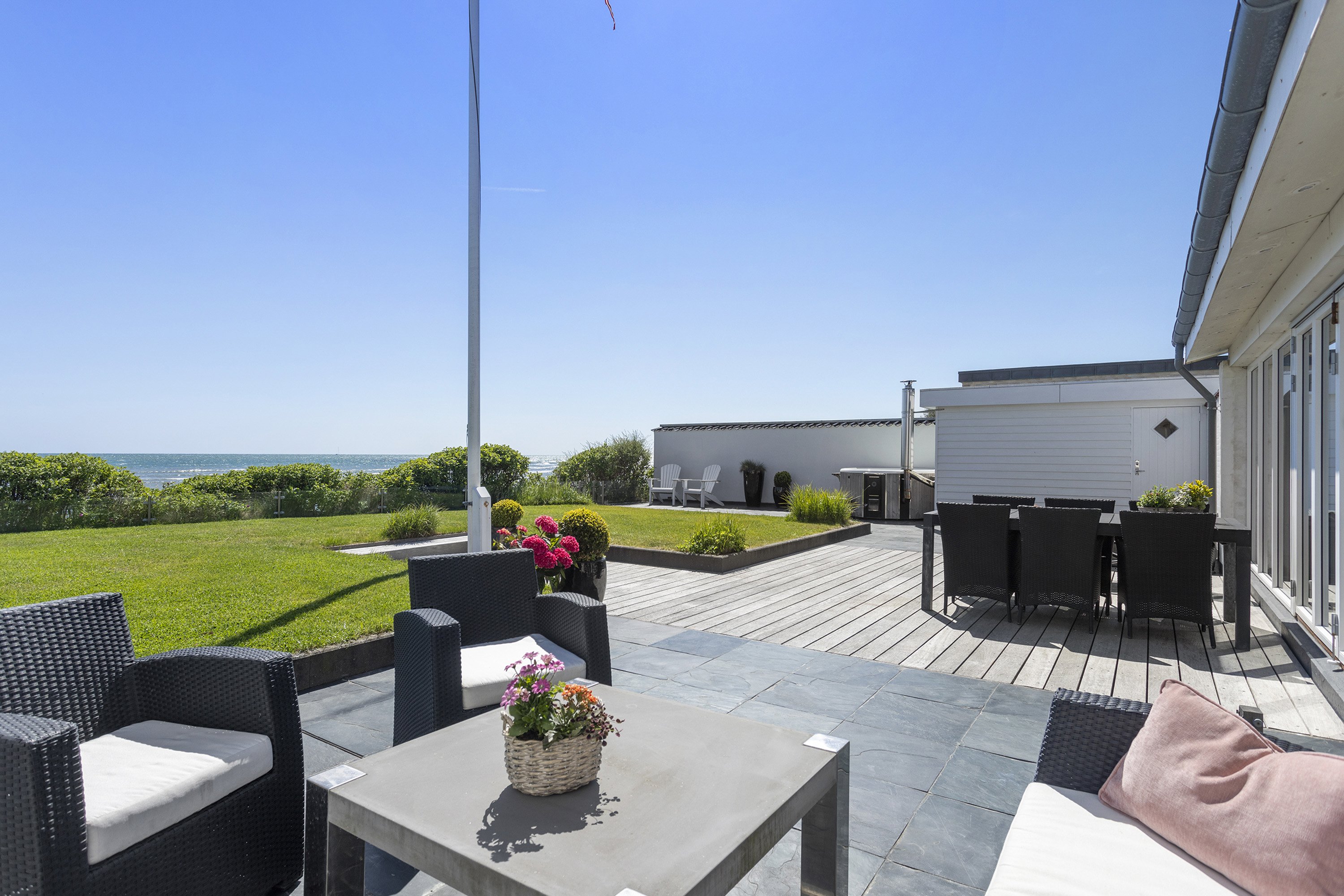 Fremhævet terrasse billede i fuldskærmstilstand. Billede af Brovigvej 10, 9900 Frederikshavn