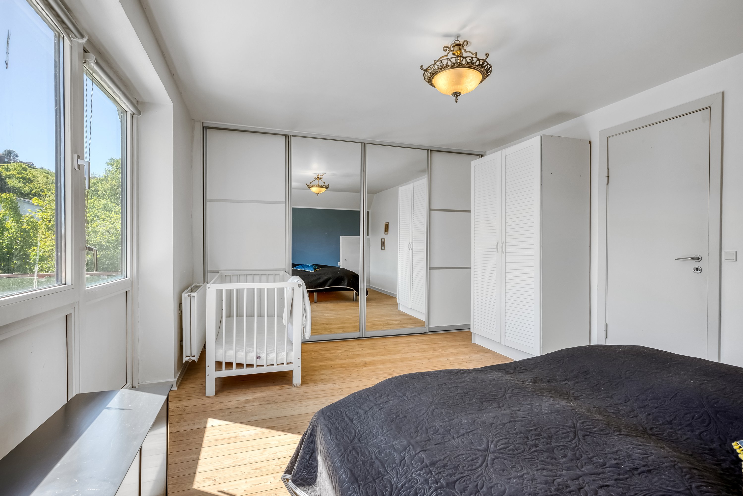 Fremhævet soveværelse billede i fuldskærmstilstand. Billede af Søvejen 34B, 7620 Lemvig