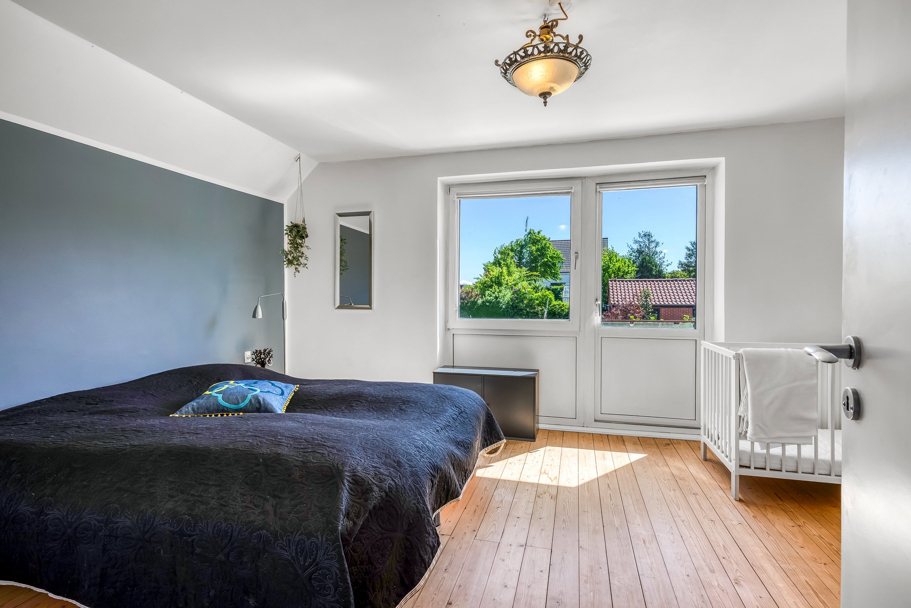 Fremhævet soveværelse billede i fuldskærmstilstand. Billede af Søvejen 34B, 7620 Lemvig