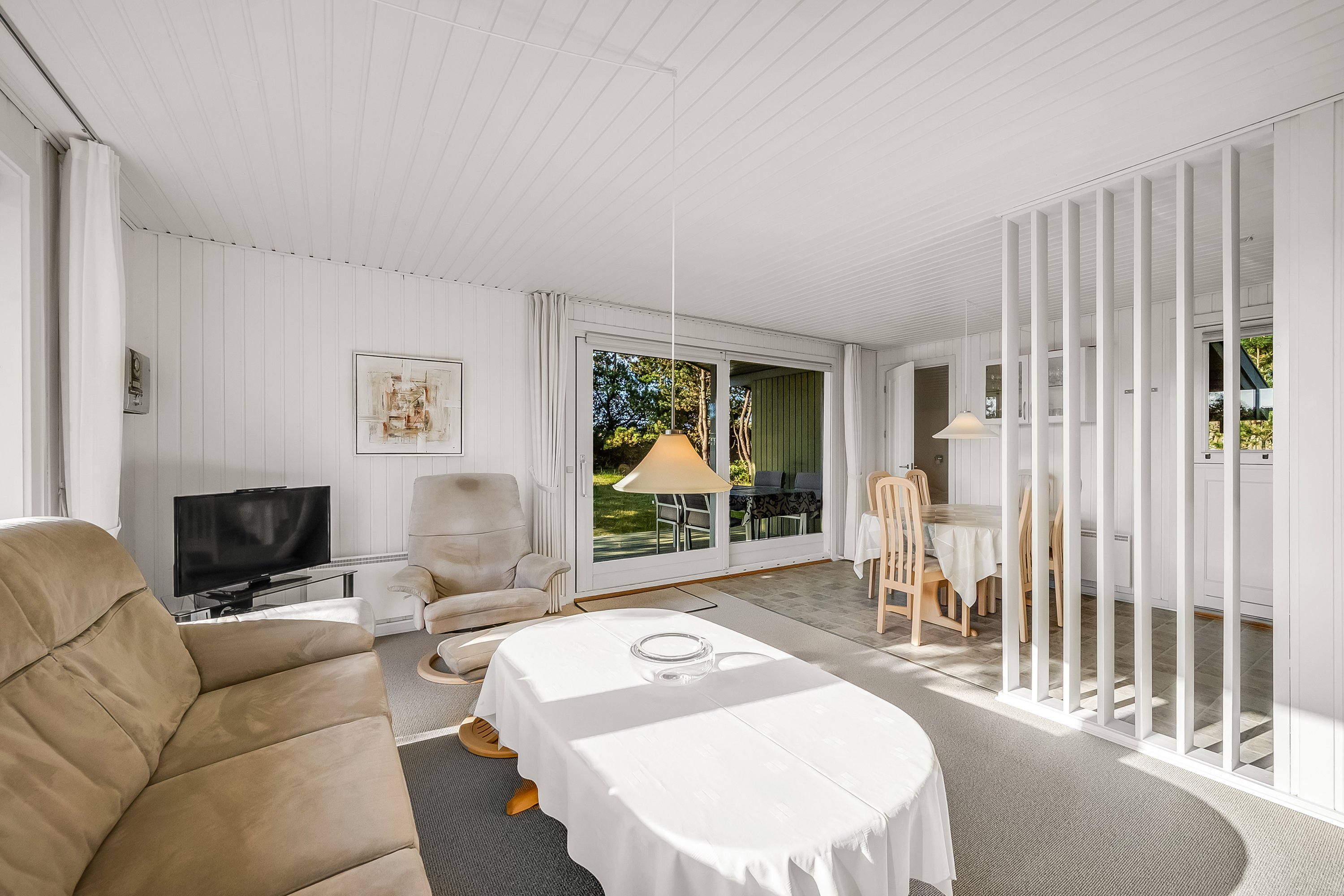 Fremhævet stue billede i fuldskærmstilstand. Billede af Nordsøvej 257, Søndervig, 6950 Ringkøbing