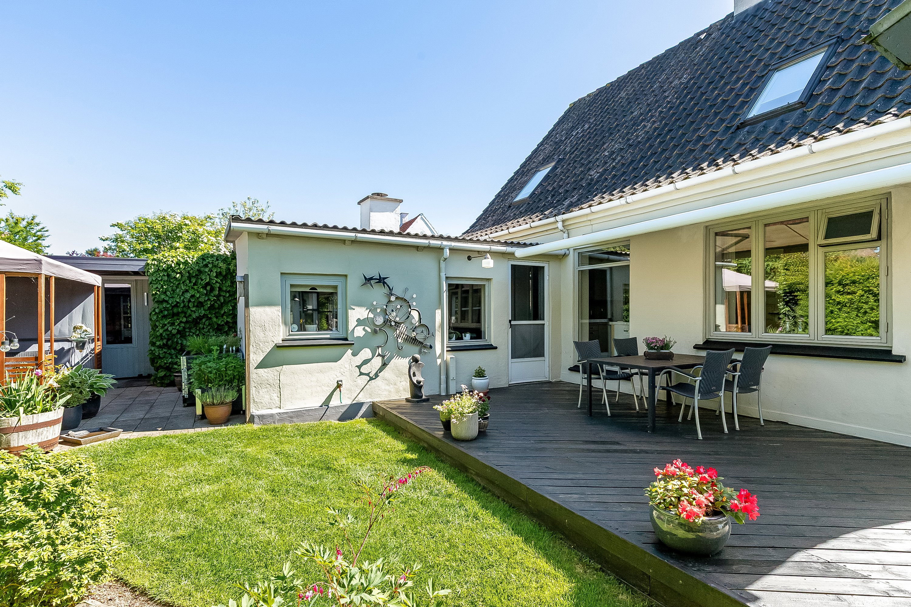 Miniaturebillede 1: terrasse. Billede af Hans Dalls Vej 4, Ødis, 6580 Vamdrup