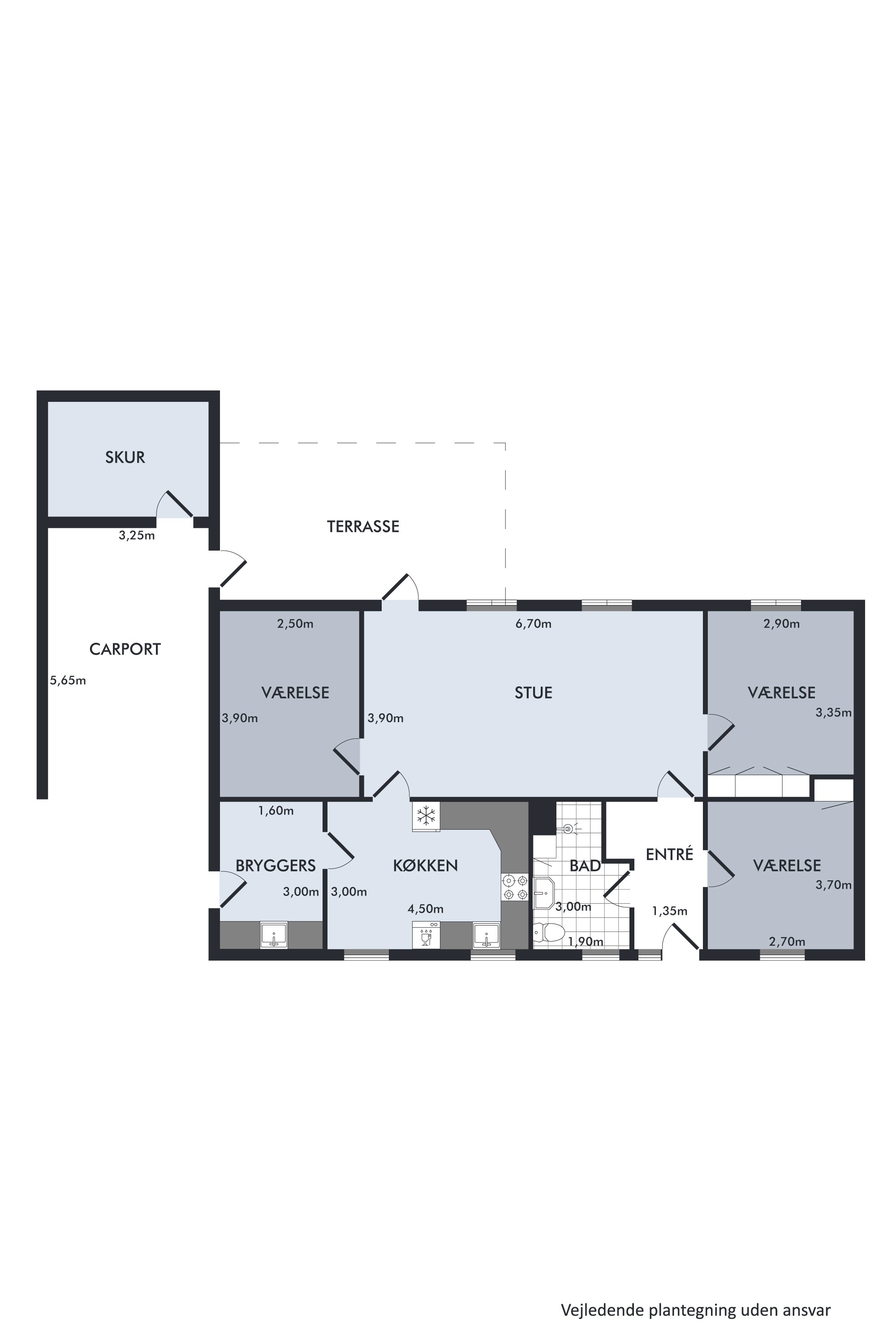 Plantegninger billede af Sofienlundparken 12A, 8860 Ulstrup