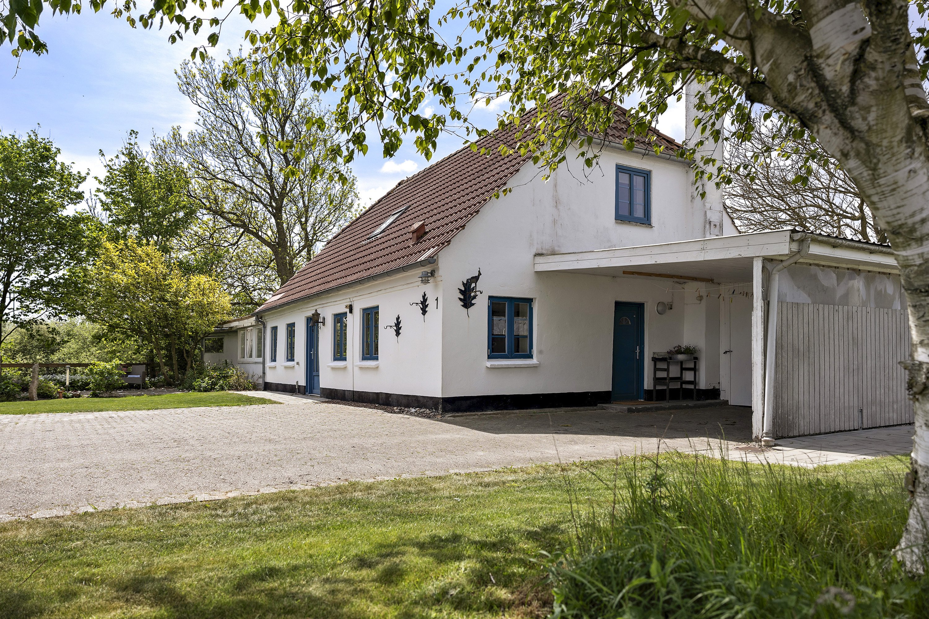 Fremhævet ejendommen billede i fuldskærmstilstand. Billede af Skrave Kirkevej 1, Langetved, 6630 Rødding