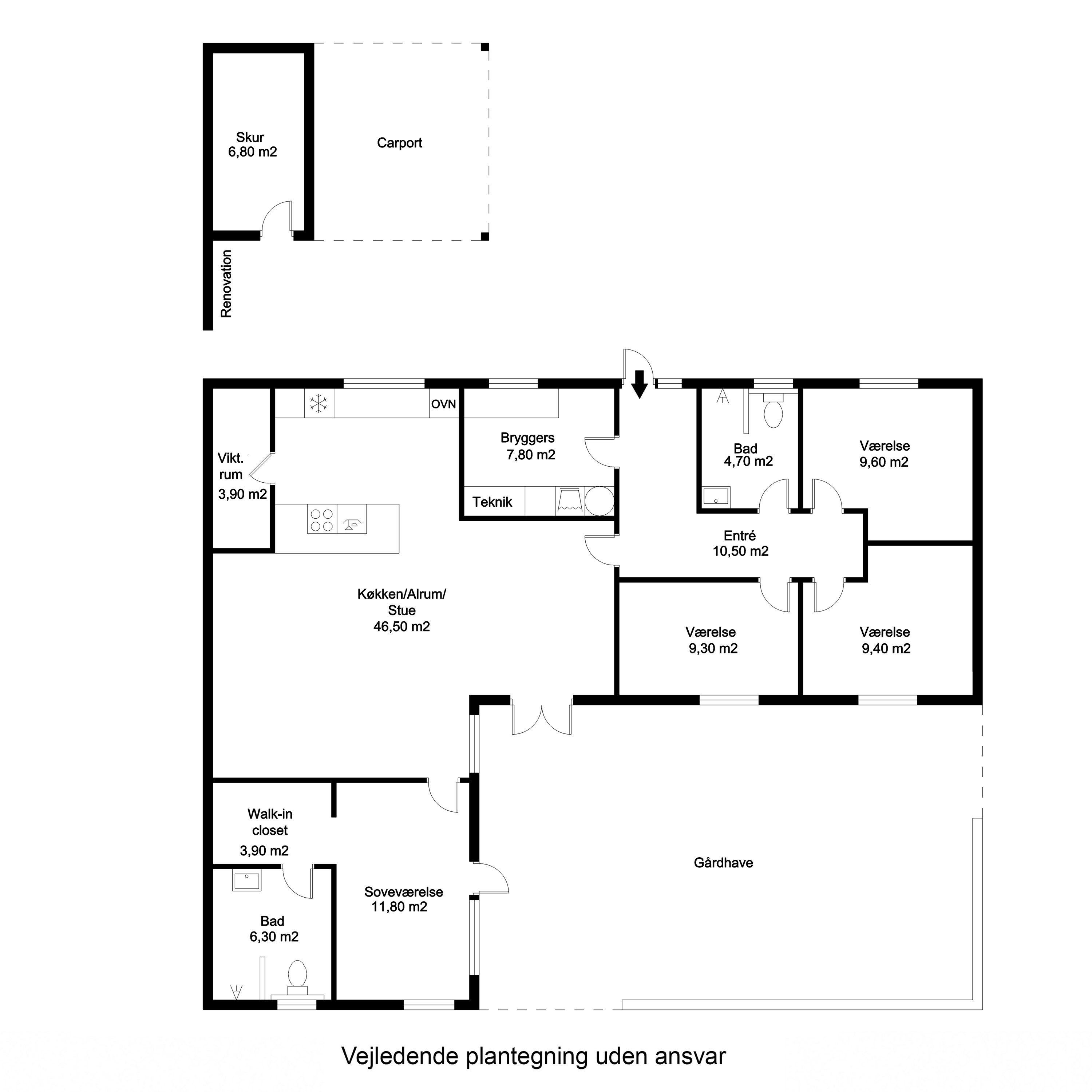 Plantegninger billede af Natskyggen 32, 7190 Billund