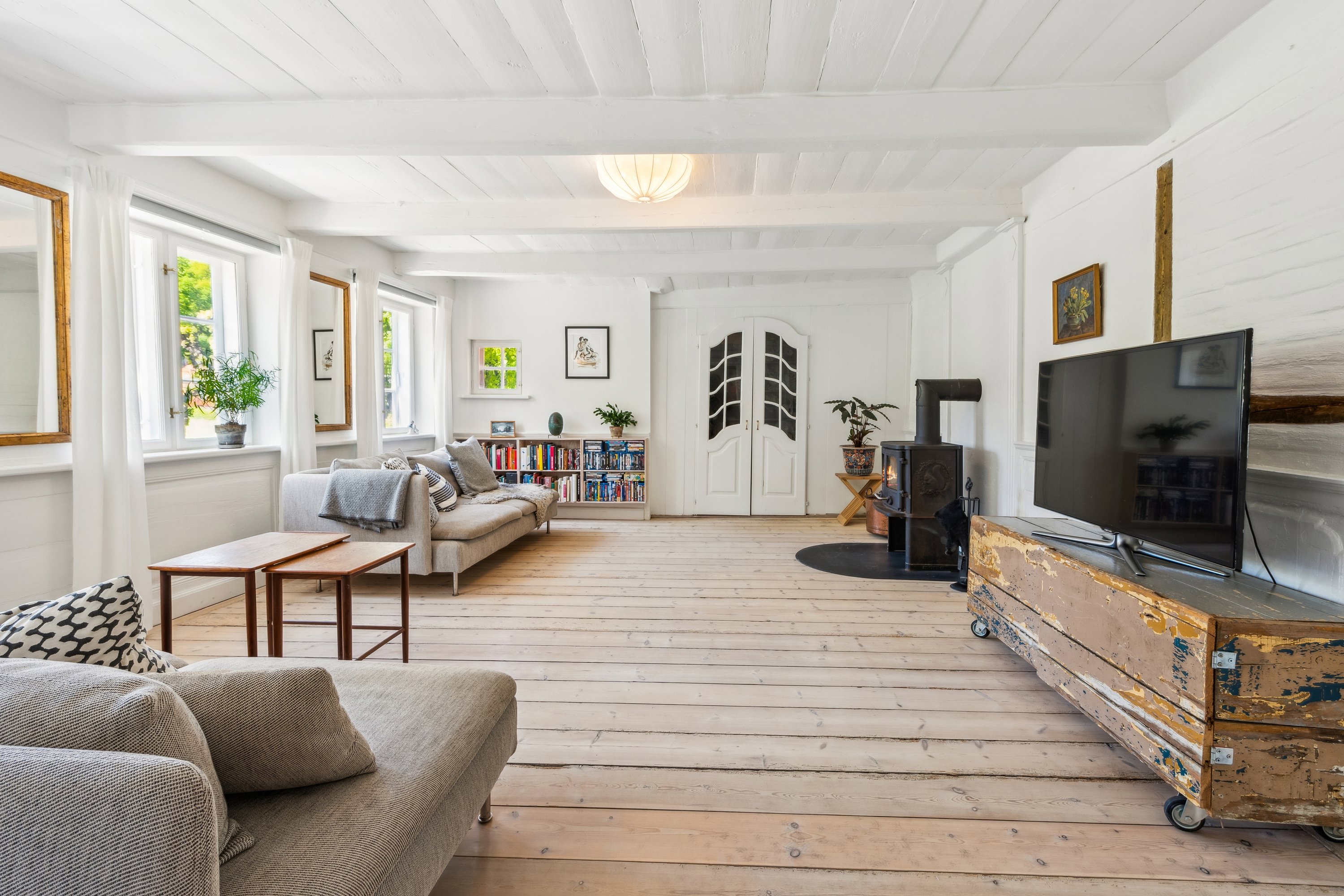 Fremhævet stue 1. sal billede i fuldskærmstilstand. Billede af Lappen 18, 3000 Helsingør