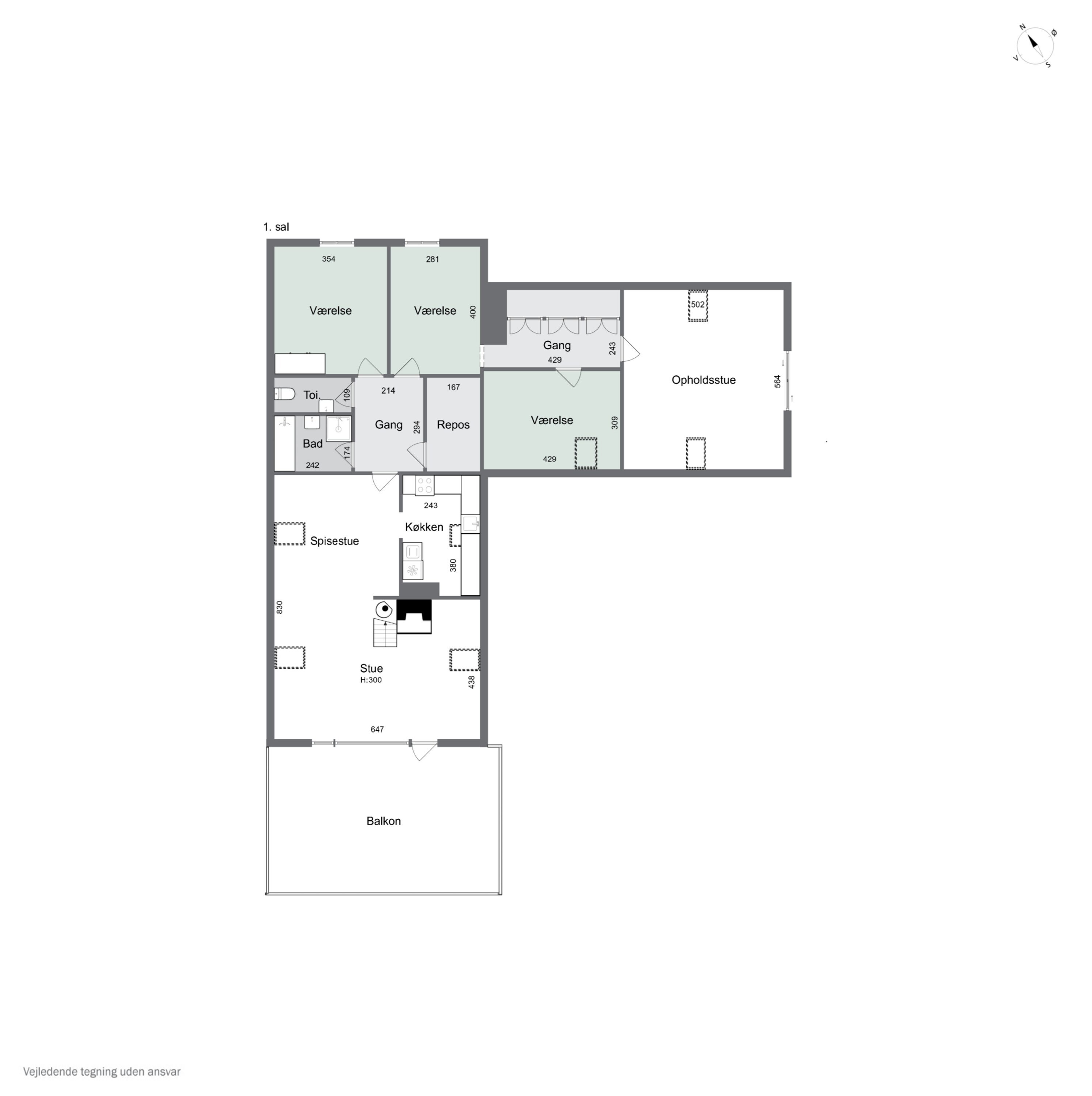 Plantegninger billede af Kølstrupvej 41, 5330 Munkebo
