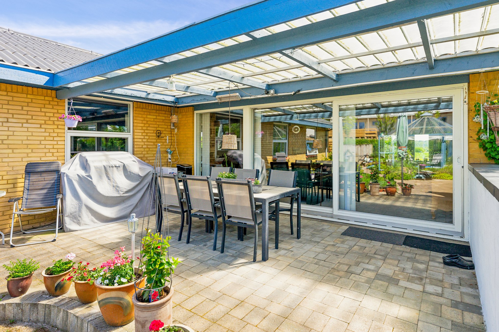 Fremhævet terrasse billede i fuldskærmstilstand. Billede af Wingesvej 79, 8920 Randers NV