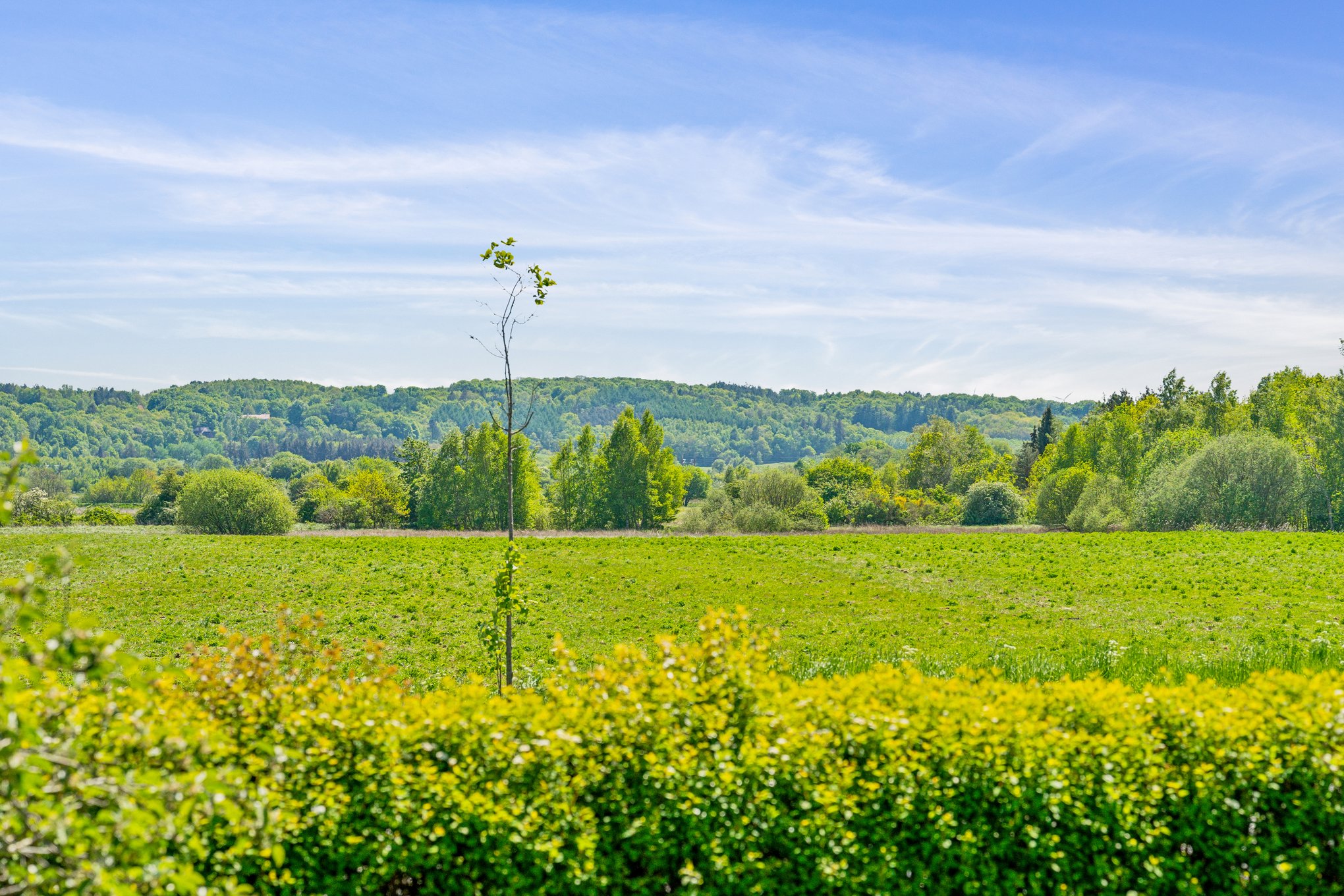 Fremhævet luftfoto billede i fuldskærmstilstand. Billede af Wingesvej 79, 8920 Randers NV