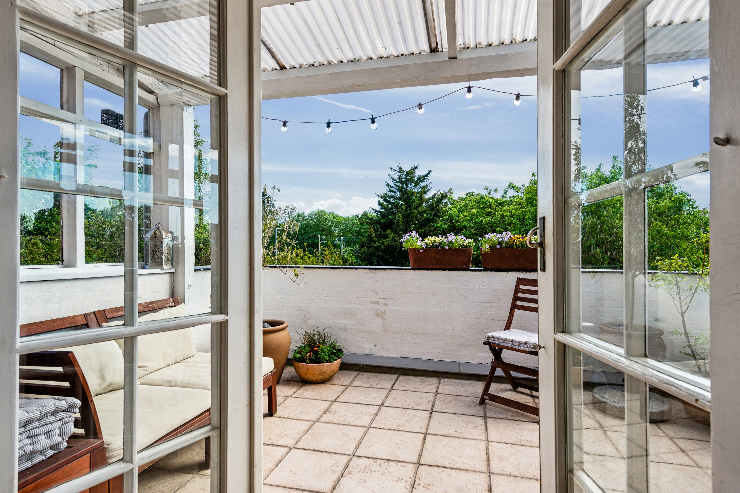 Fremhævet terrasse billede i fuldskærmstilstand. Billede af Jupitervej 19, 1., 2720 Vanløse