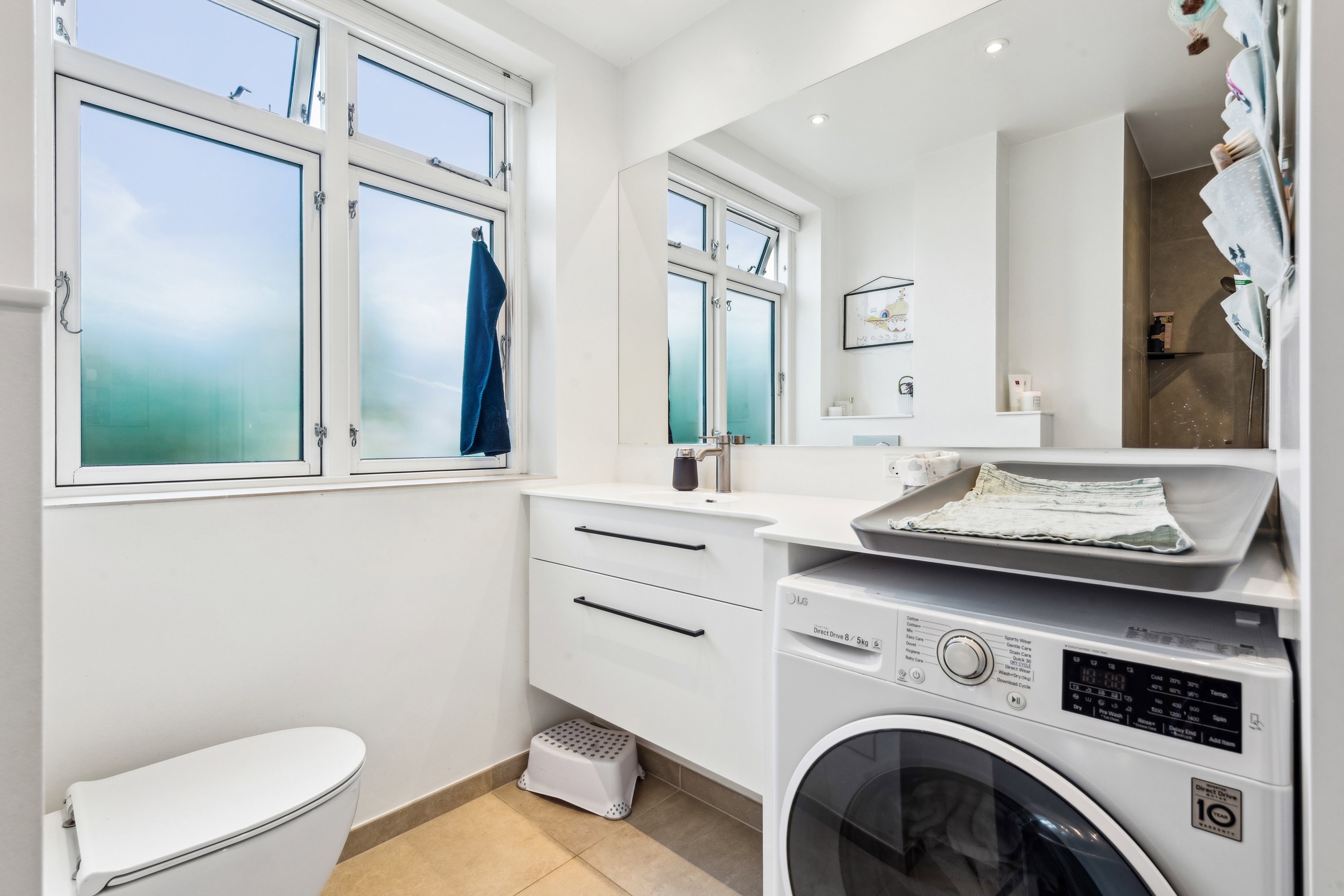 Fremhævet badeværelse billede i fuldskærmstilstand. Billede af Jupitervej 19, 1., 2720 Vanløse