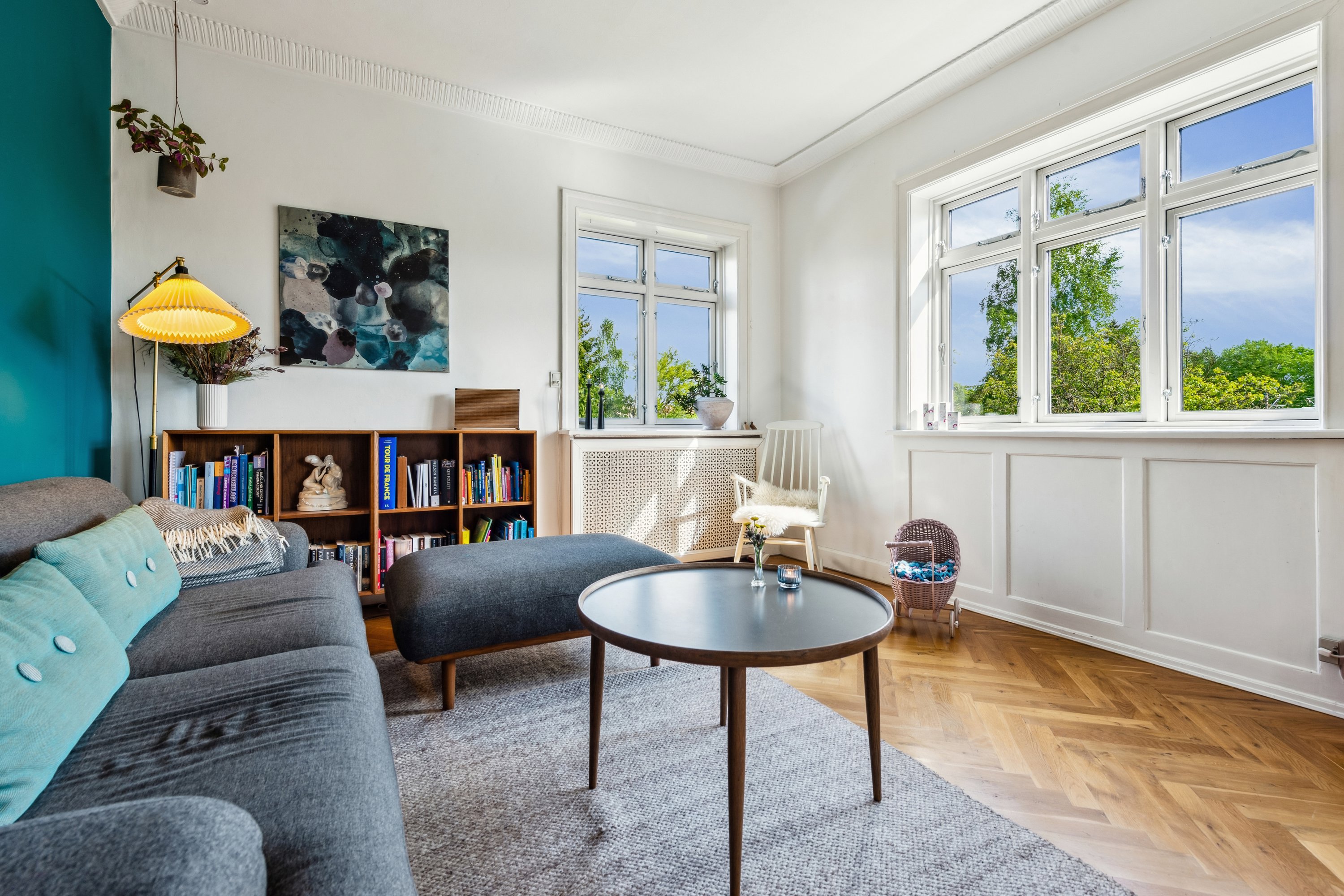 Fremhævet stue billede i fuldskærmstilstand. Billede af Jupitervej 19, 1., 2720 Vanløse