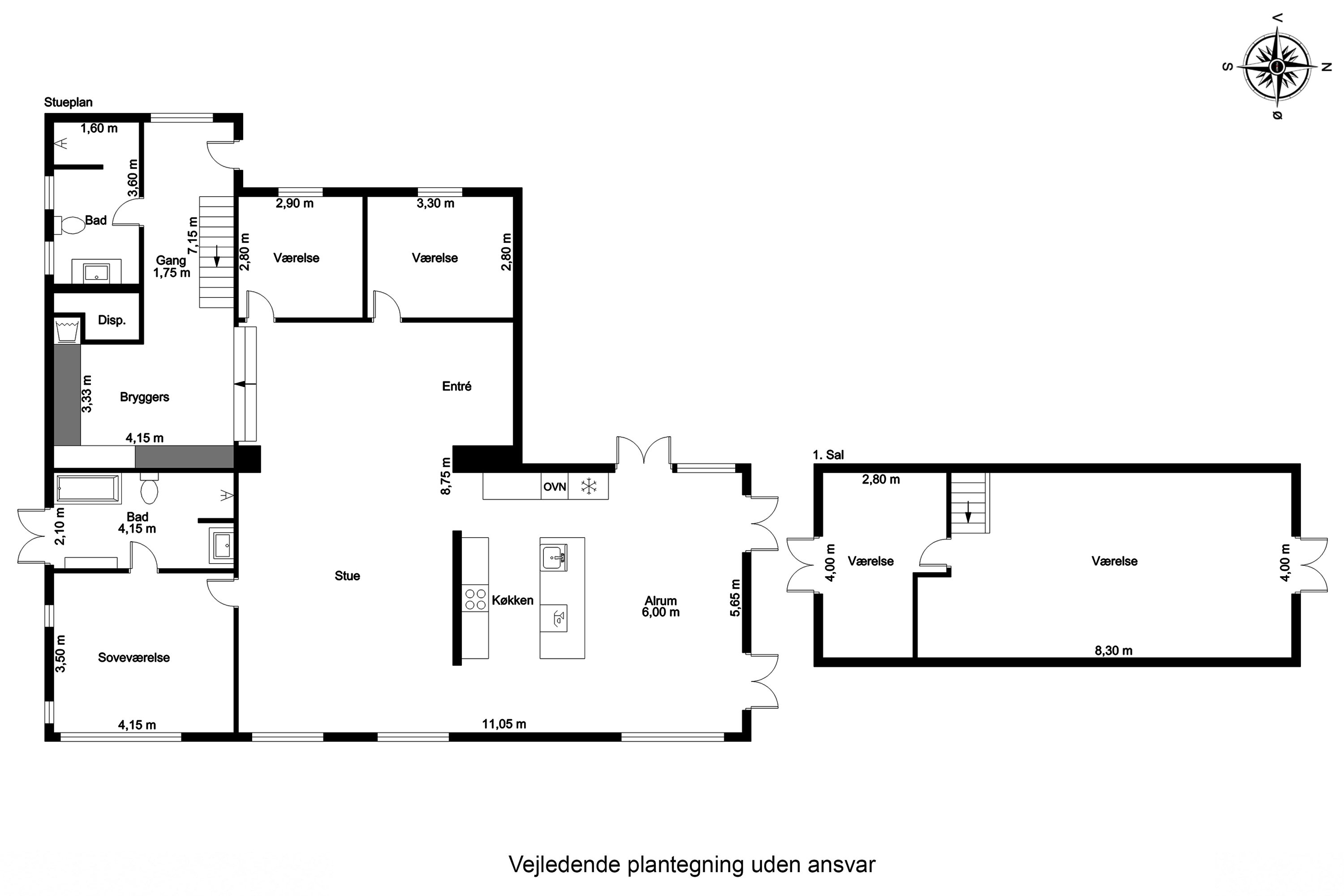Plantegninger billede af Hylkedamvej 34, Lunge, 5591 Gelsted