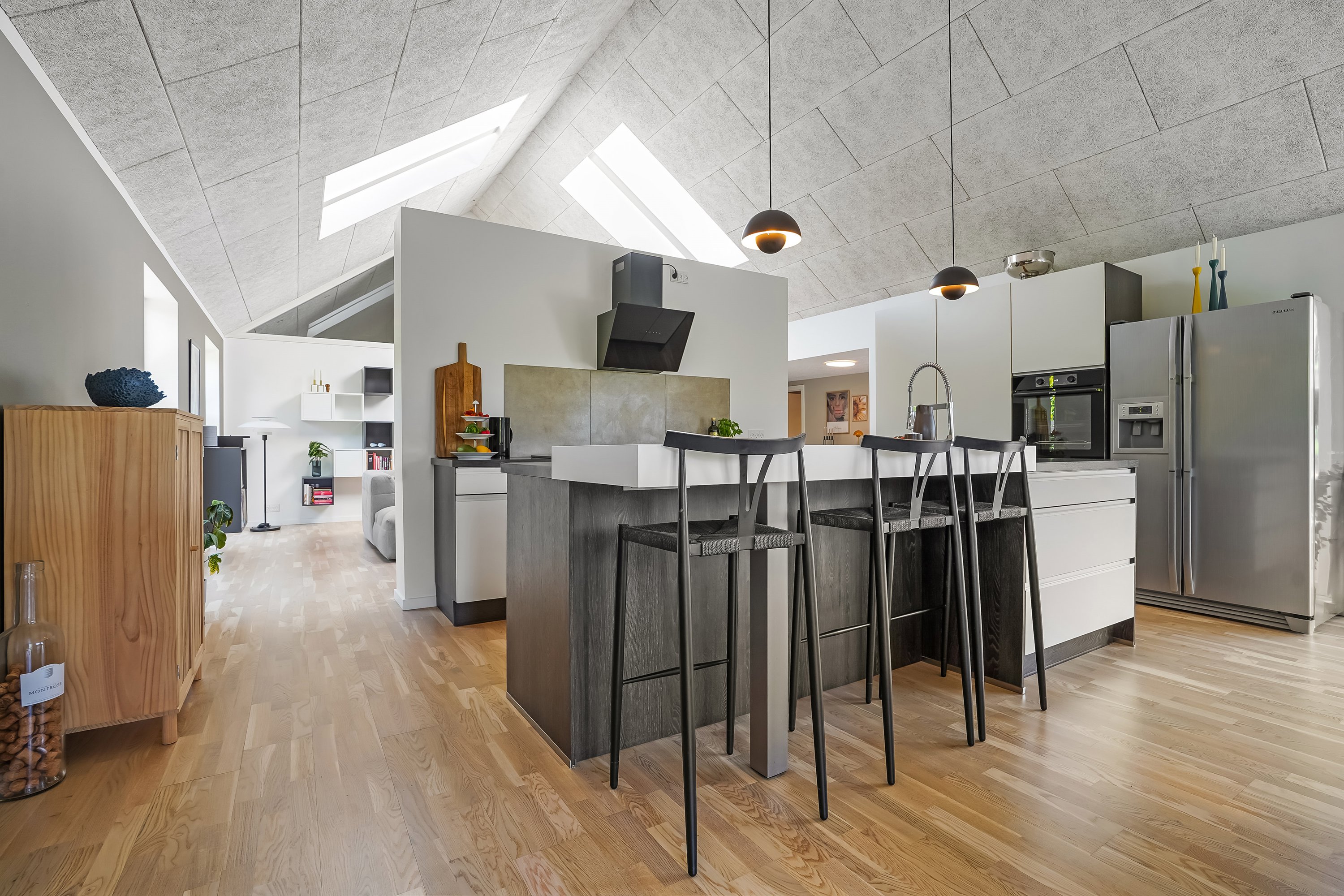 Fremhævet køkken billede i fuldskærmstilstand. Billede af Hylkedamvej 34, Lunge, 5591 Gelsted