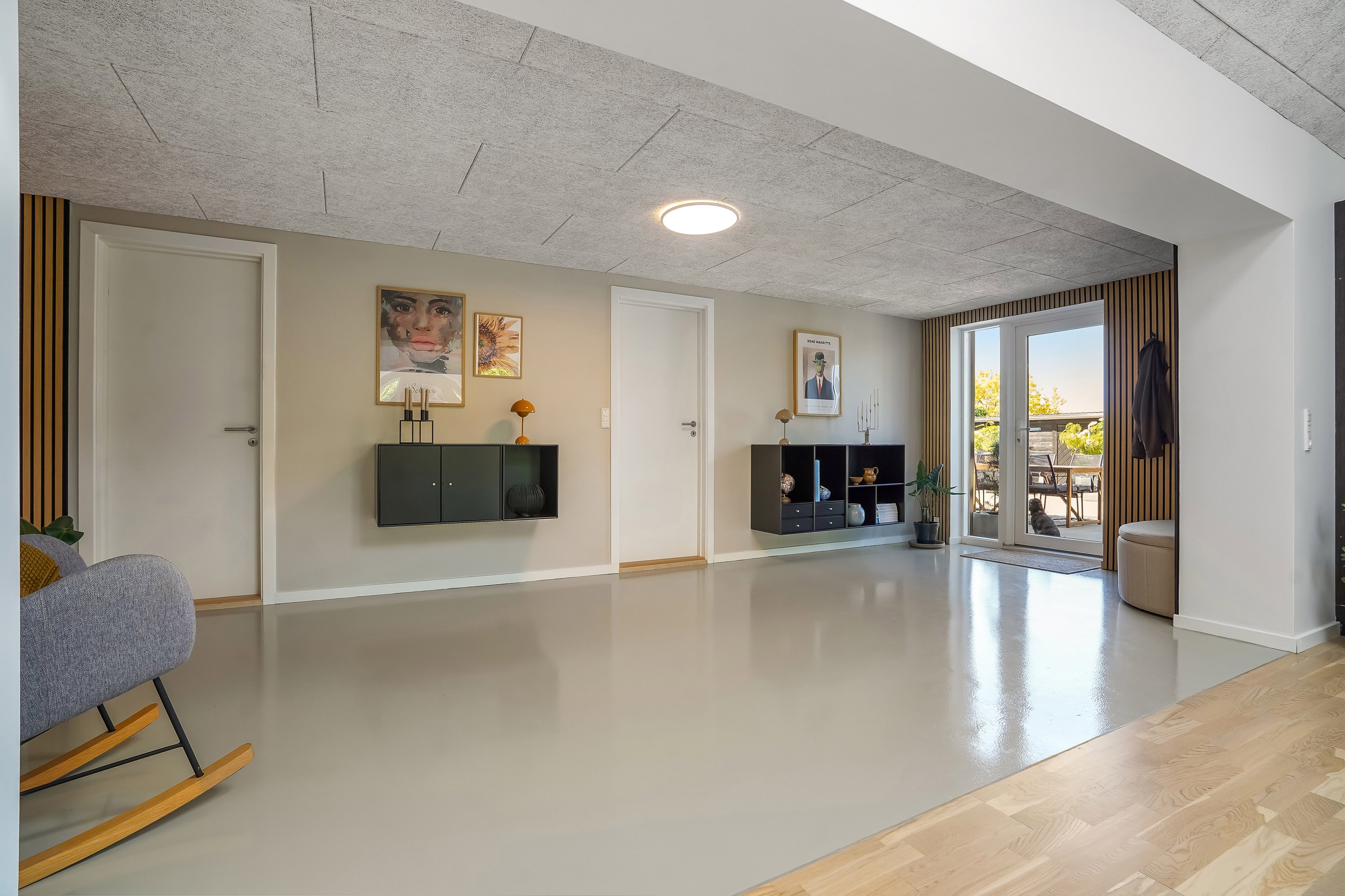 Fremhævet stue billede i fuldskærmstilstand. Billede af Hylkedamvej 34, Lunge, 5591 Gelsted