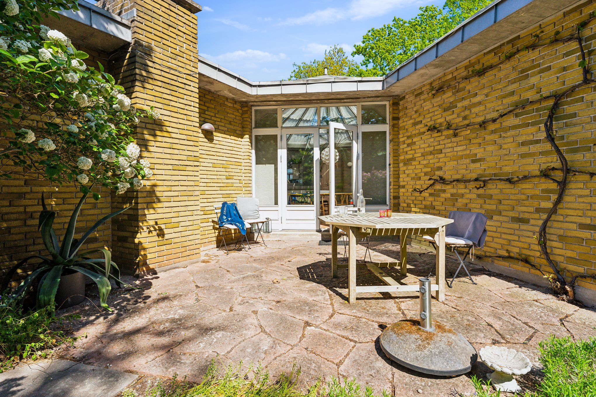 Fremhævet terrasse billede i fuldskærmstilstand. Billede af Hjortevej 52, 8960 Randers SØ