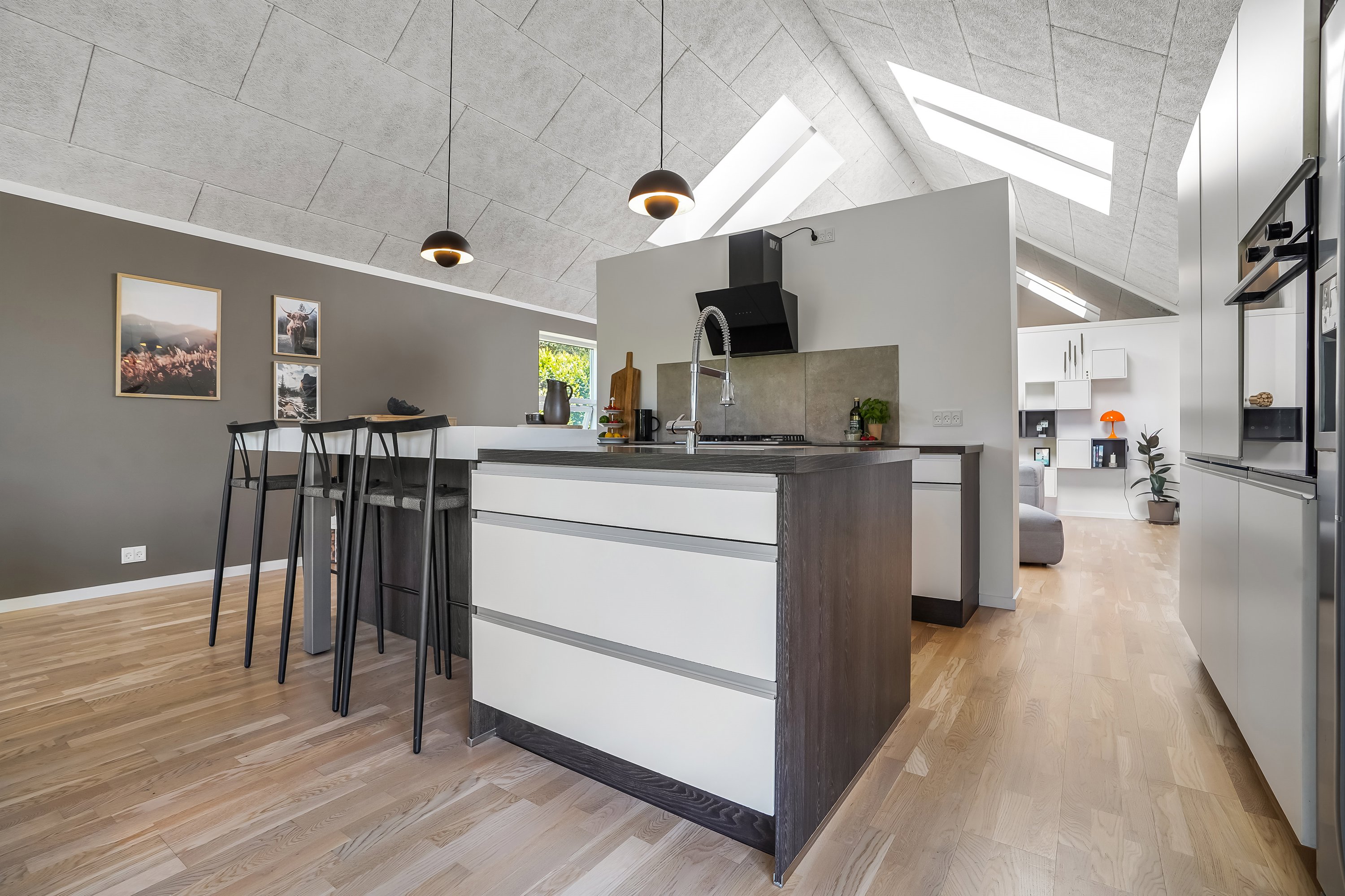 Fremhævet køkken billede i fuldskærmstilstand. Billede af Hylkedamvej 34, Lunge, 5591 Gelsted