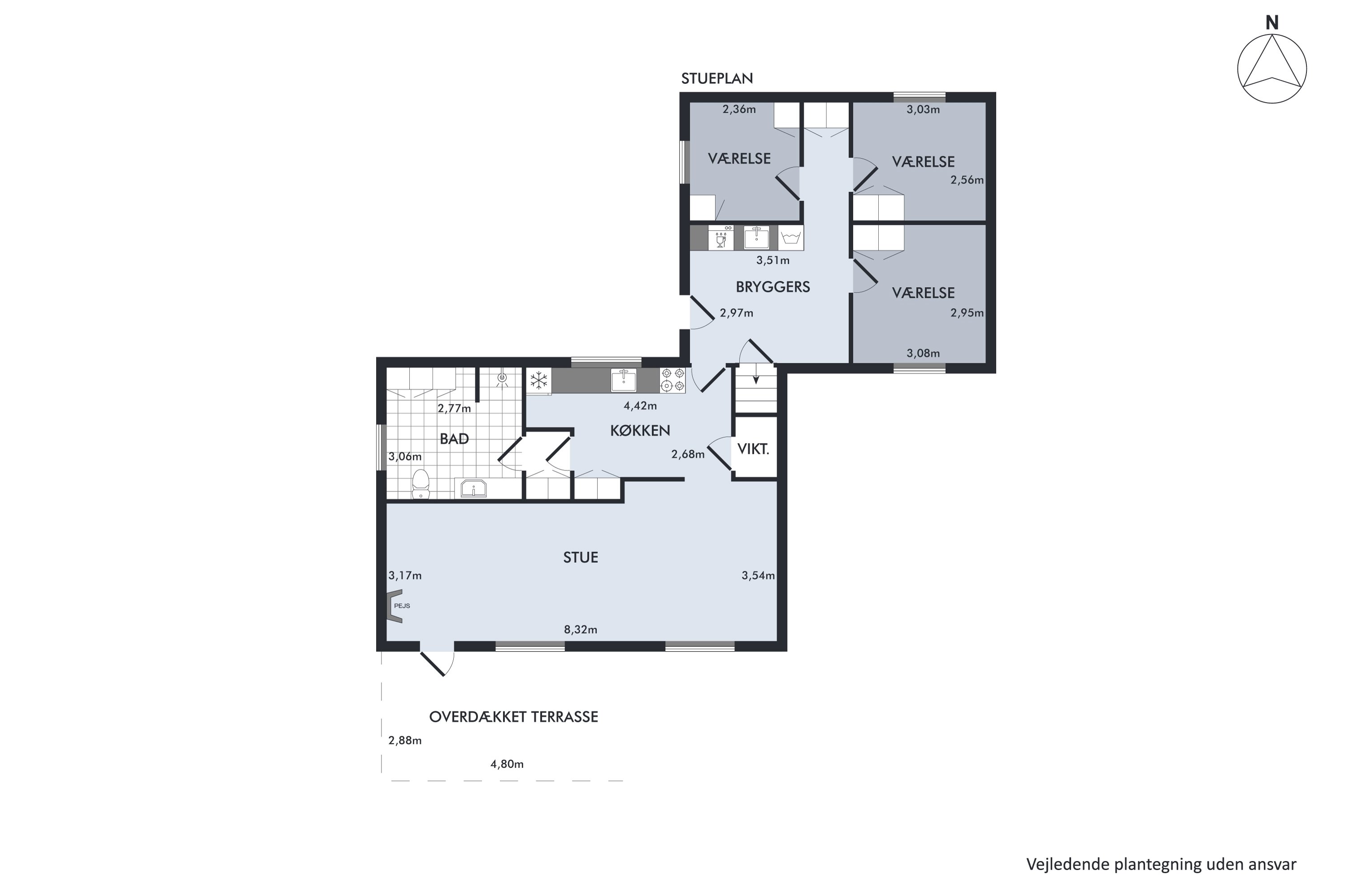 Plantegninger billede af Marskvej 4, Ø Vedsted, 6760 Ribe