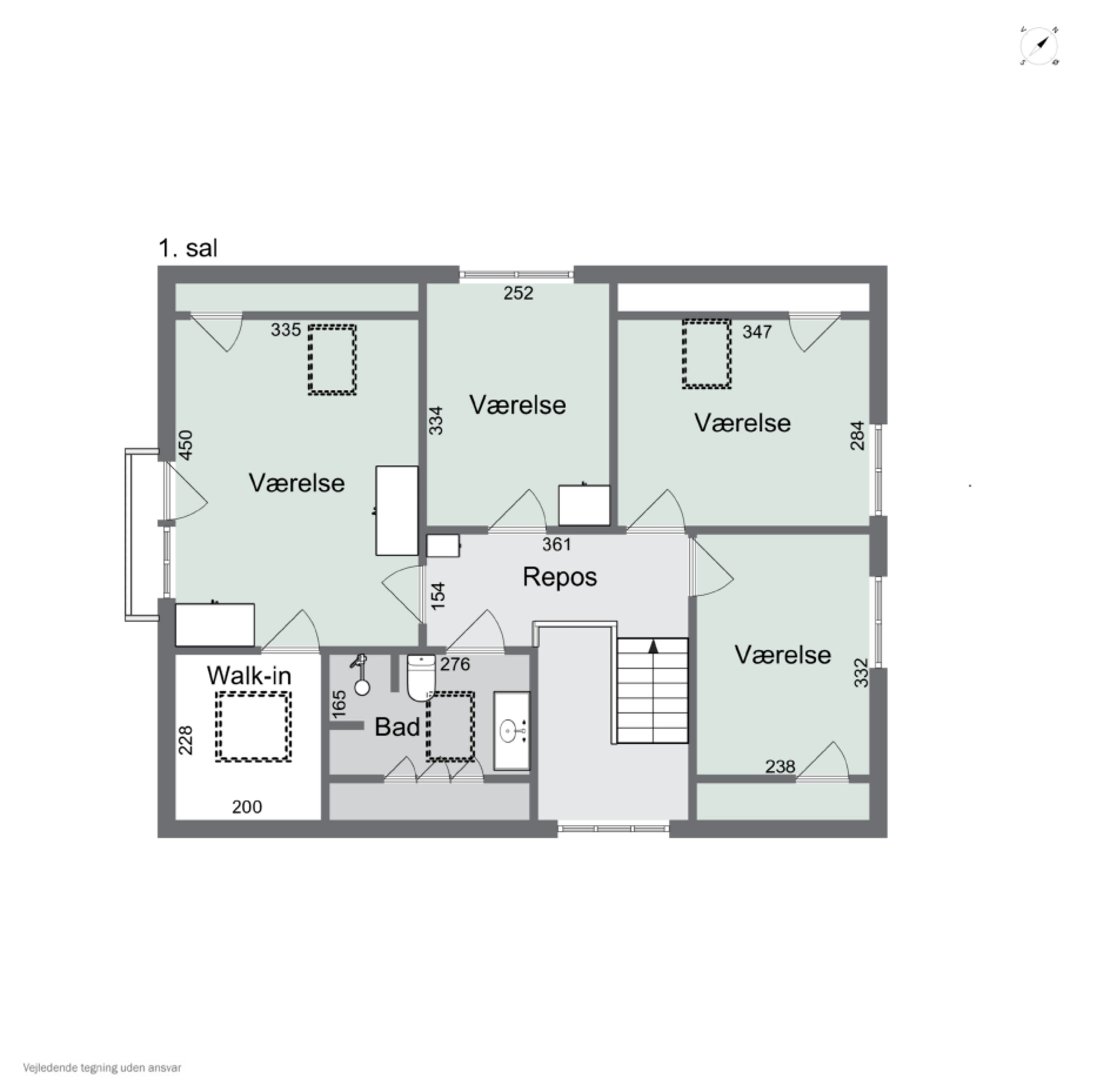 Plantegninger billede af Byvangen 3, 7700 Thisted