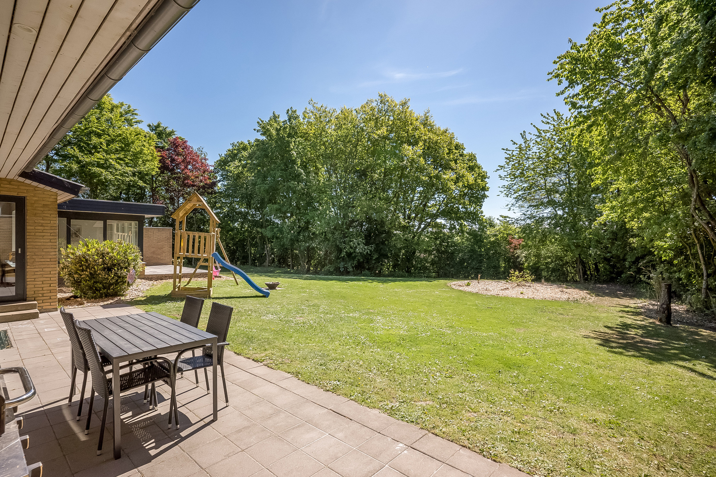 Fremhævet terrasse billede i fuldskærmstilstand. Billede af Bartholinsvej 2, 7500 Holstebro