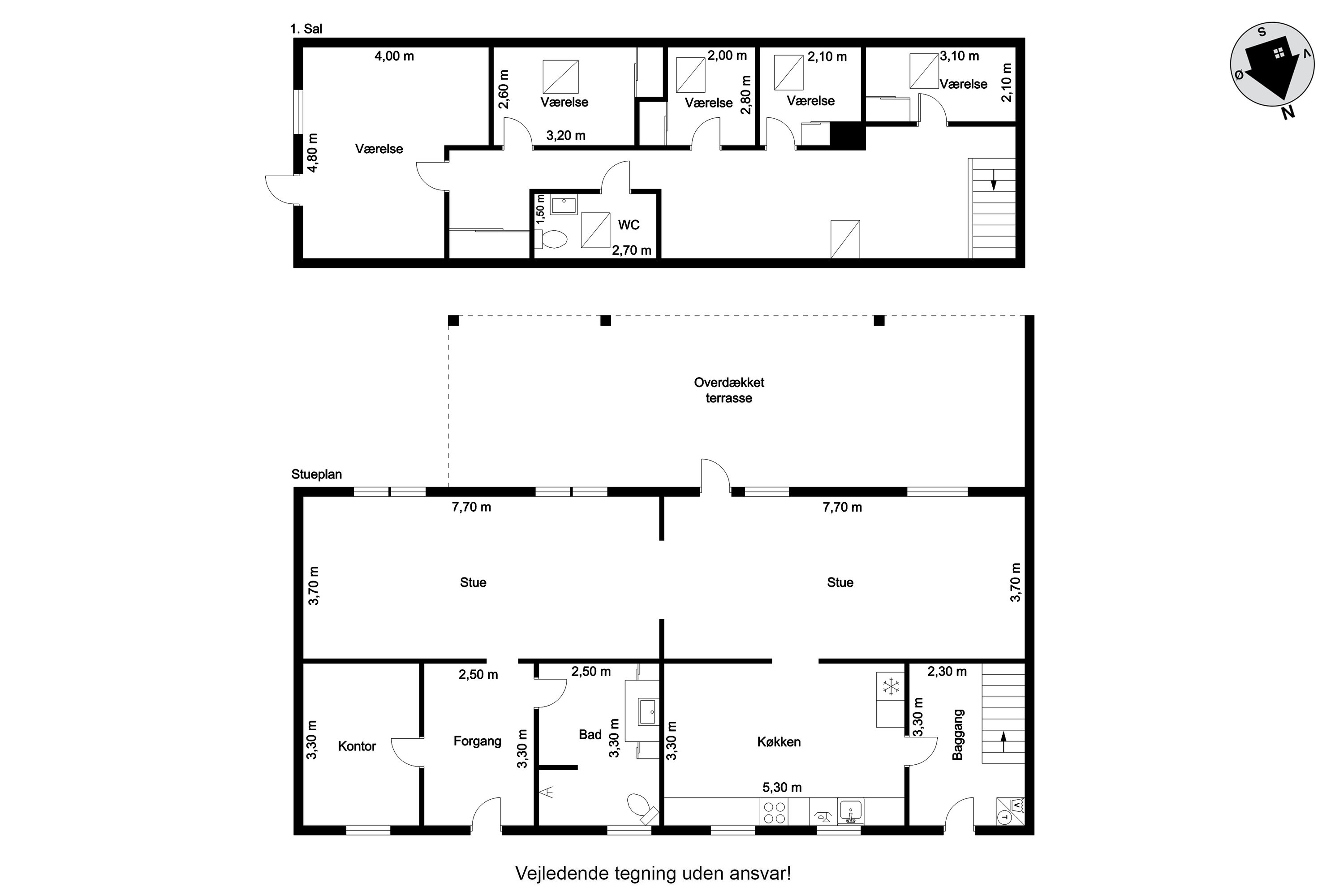 Plantegninger billede af Brejningvej 52, Højbo Finderup, 6900 Skjern
