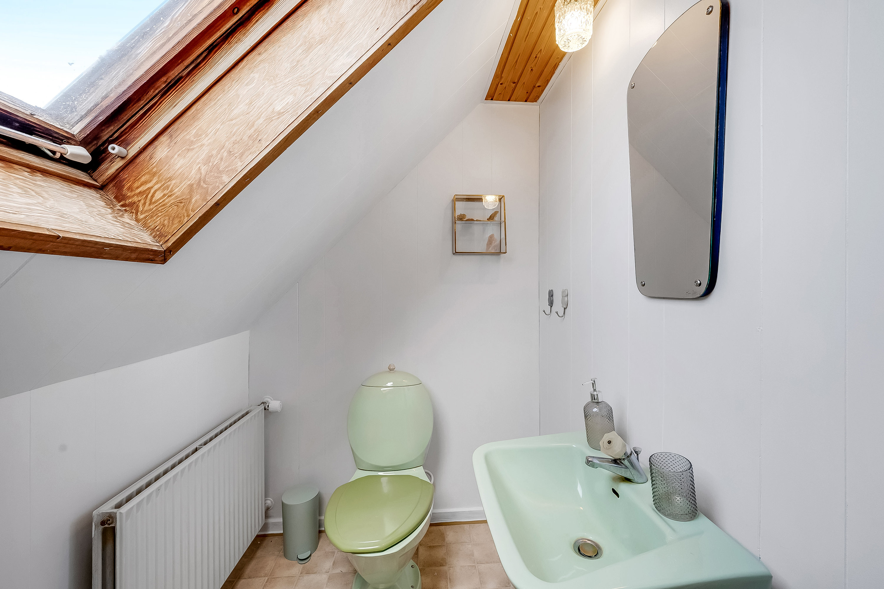 Fremhævet badeværelse billede i fuldskærmstilstand. Billede af Brejningvej 52, Højbo Finderup, 6900 Skjern