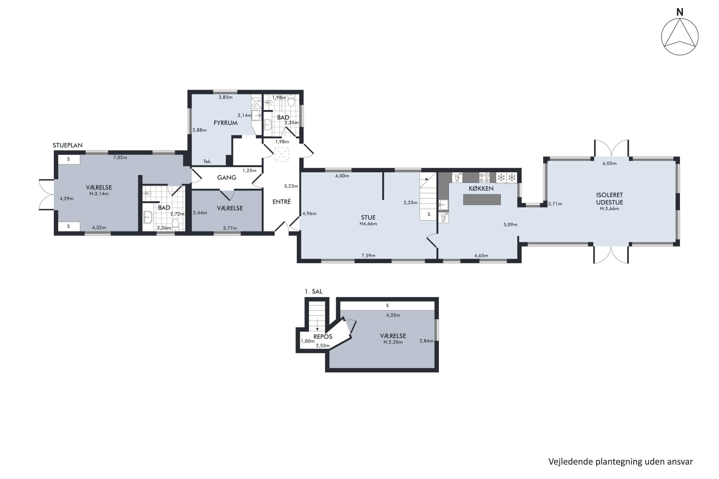 Plantegninger billede af Kobækvej 9, St Ladager, 4623 Lille Skensved