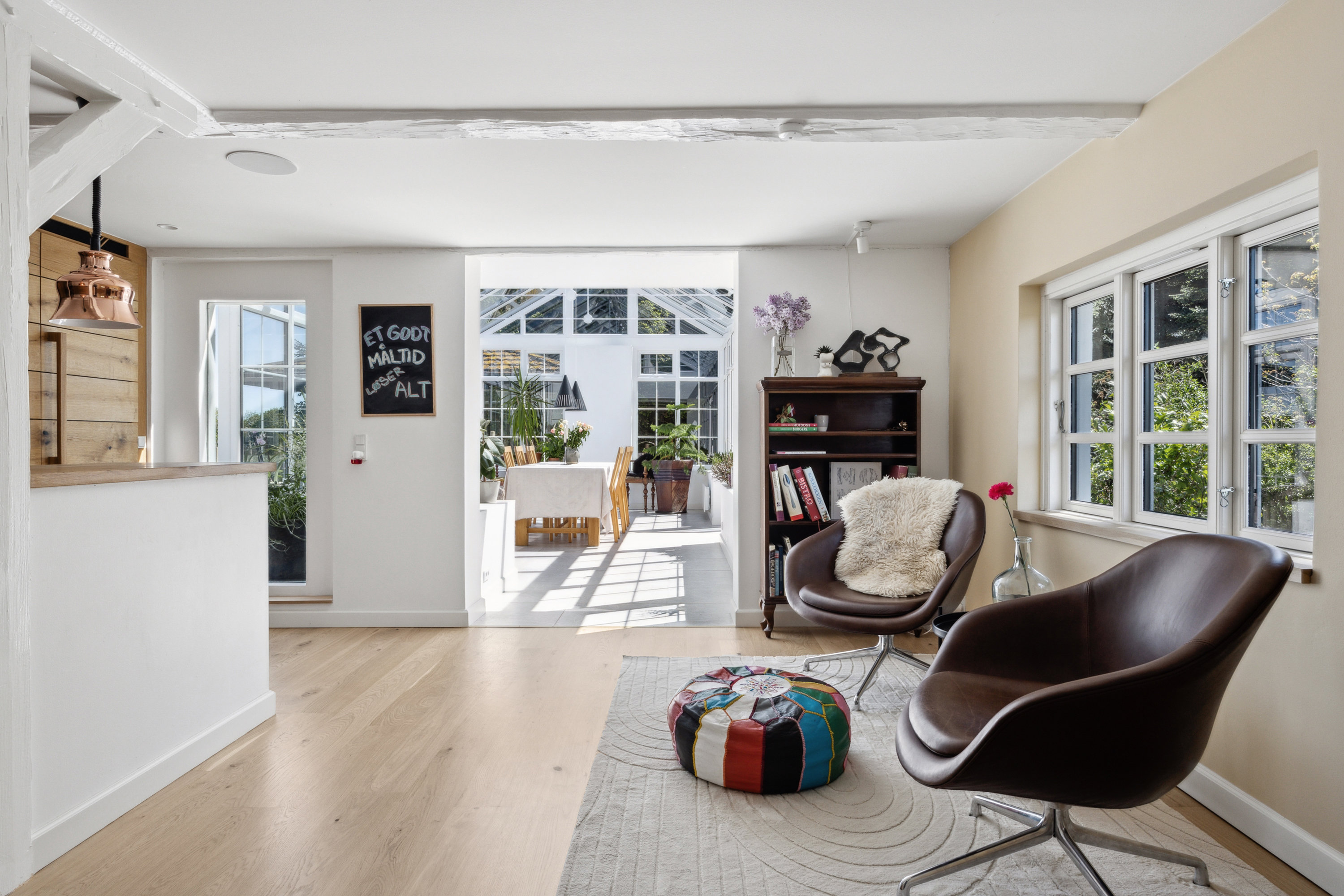 Fremhævet stue billede i fuldskærmstilstand. Billede af Kobækvej 9, St Ladager, 4623 Lille Skensved