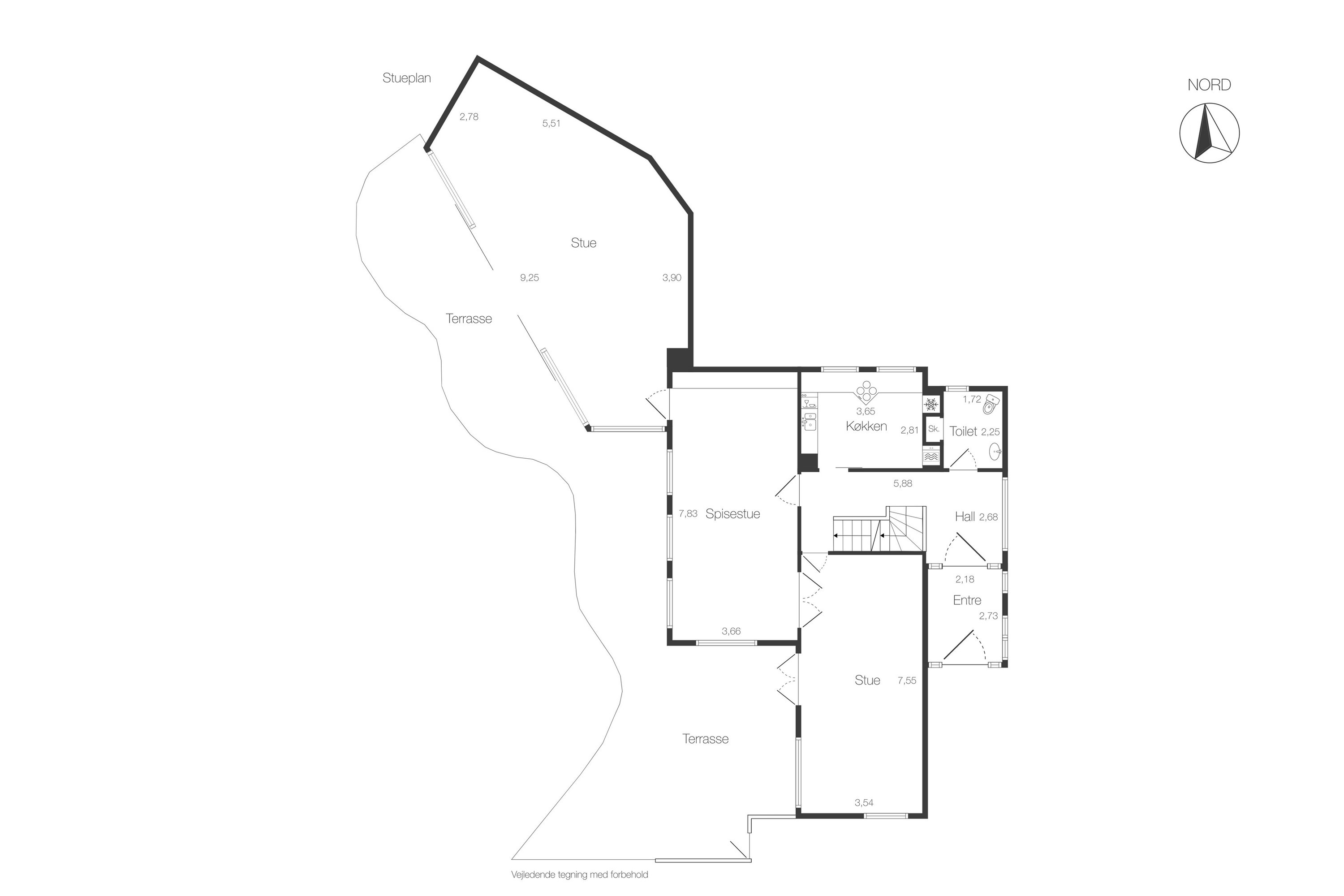 Plantegninger billede af Jægersborg Alle 136, 2820 Gentofte