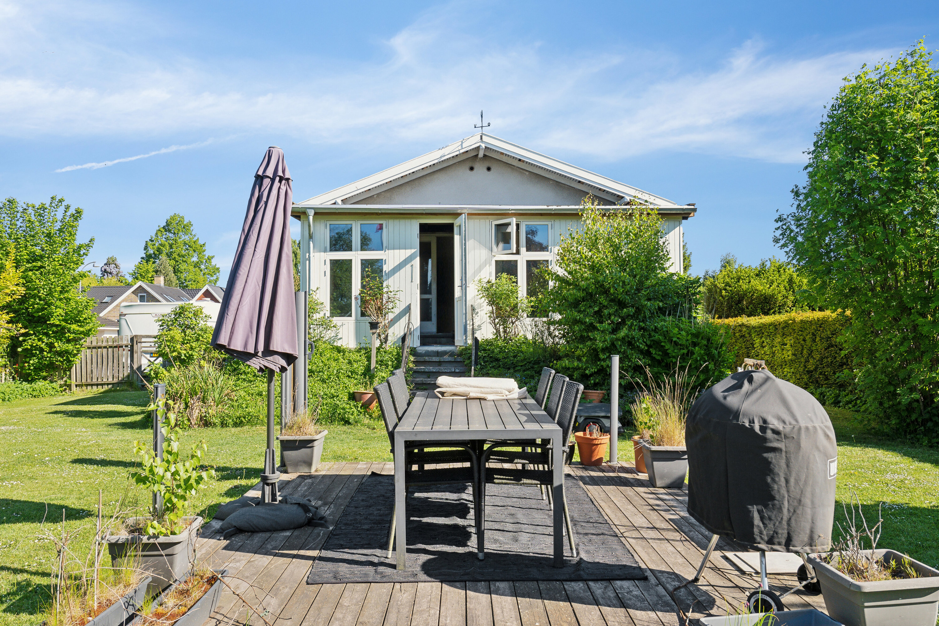 Fremhævet terrasse billede i fuldskærmstilstand. Billede af Kostenborgvej 23, 2650 Hvidovre