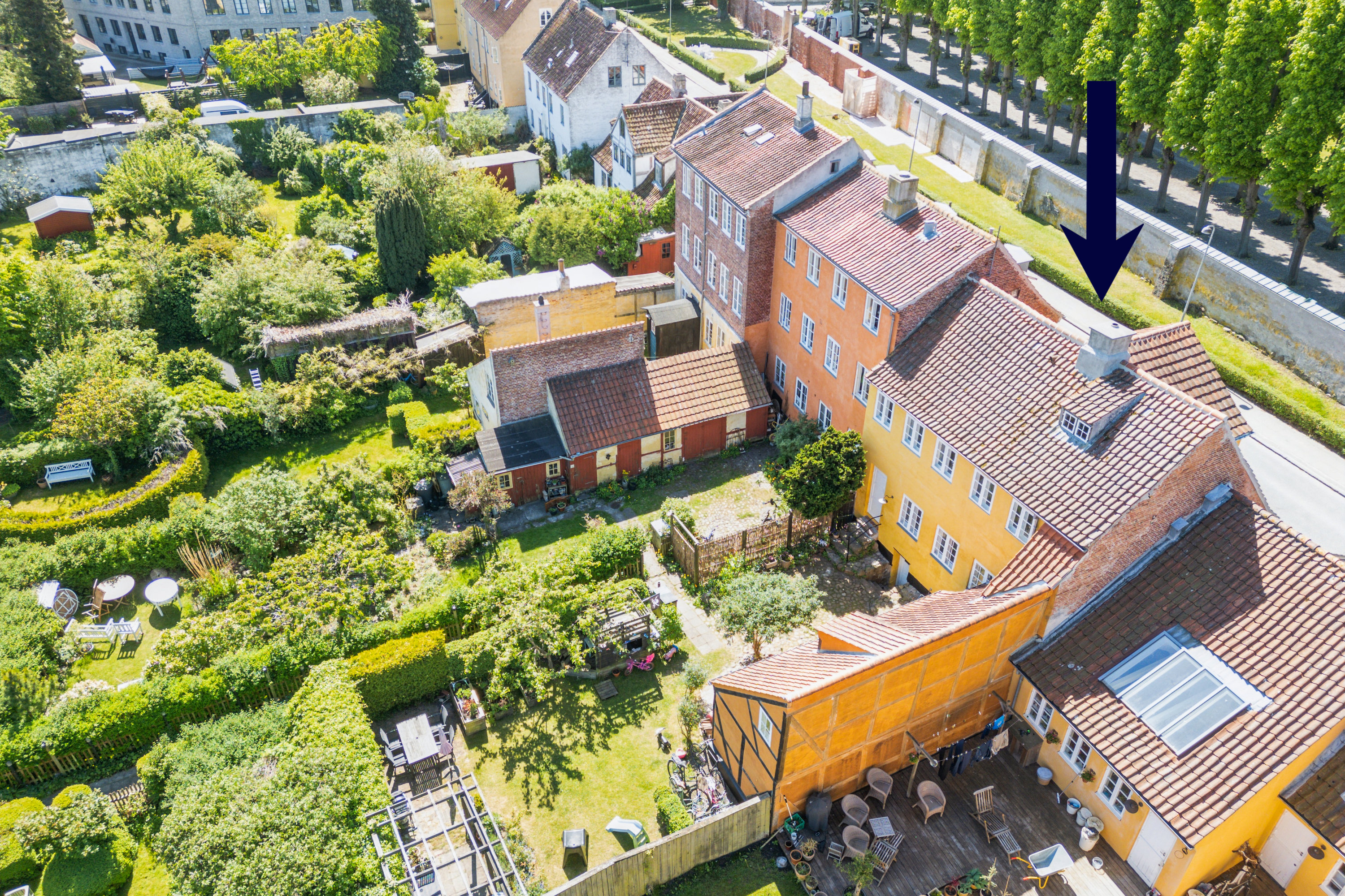 Fremhævet luftfoto billede i fuldskærmstilstand. Billede af Lappen 18, 3000 Helsingør