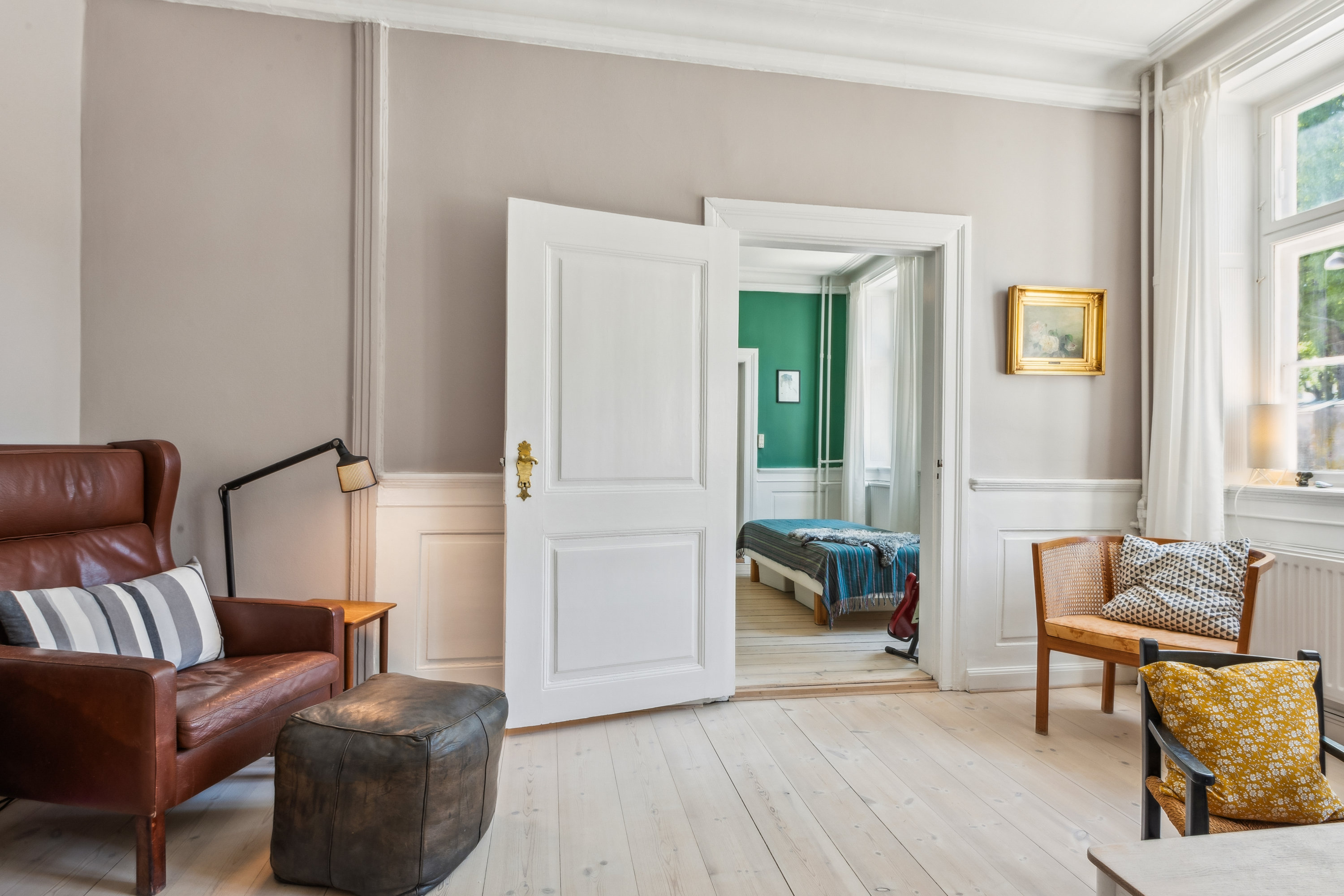 Fremhævet stue billede i fuldskærmstilstand. Billede af Lappen 18, 3000 Helsingør