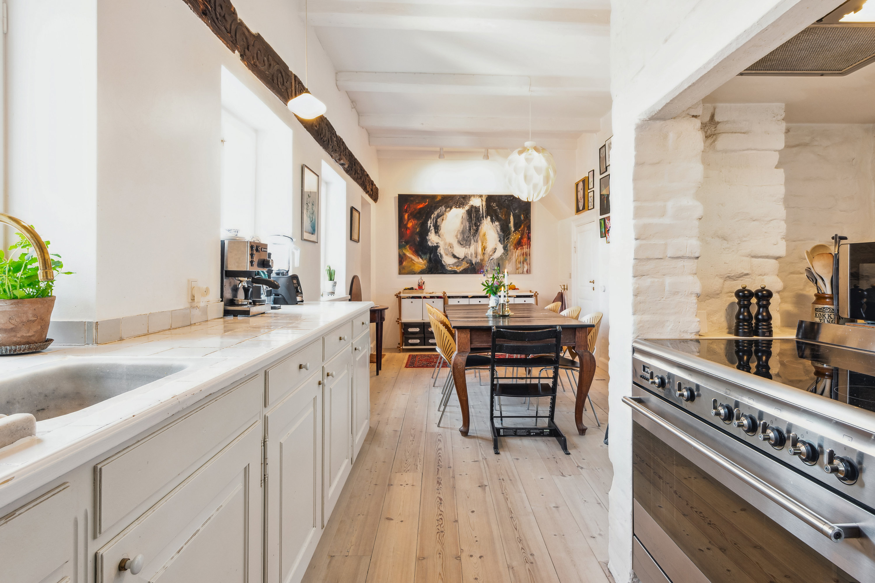 Fremhævet køkken billede i fuldskærmstilstand. Billede af Lappen 18, 3000 Helsingør