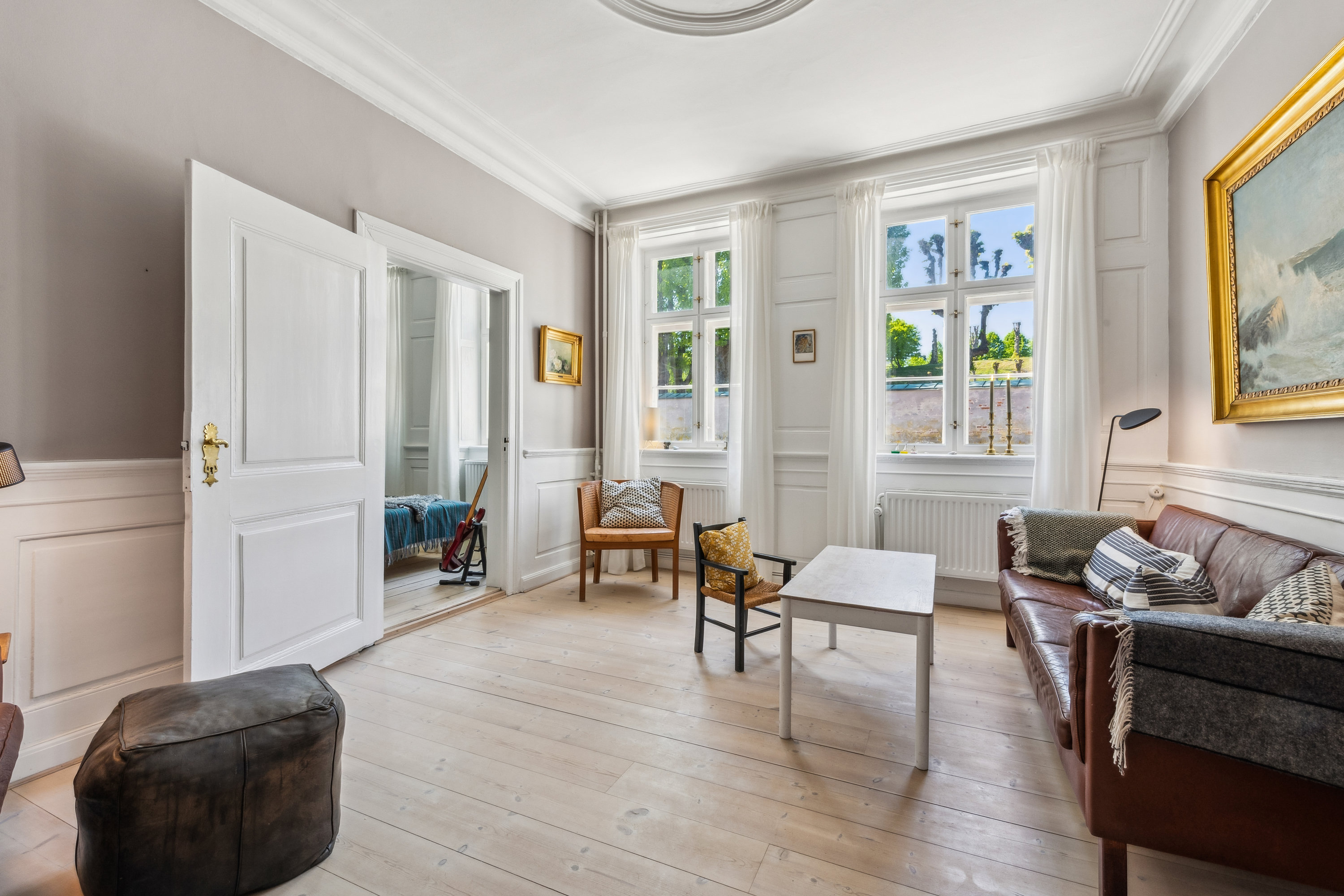 Fremhævet stue billede i fuldskærmstilstand. Billede af Lappen 18, 3000 Helsingør